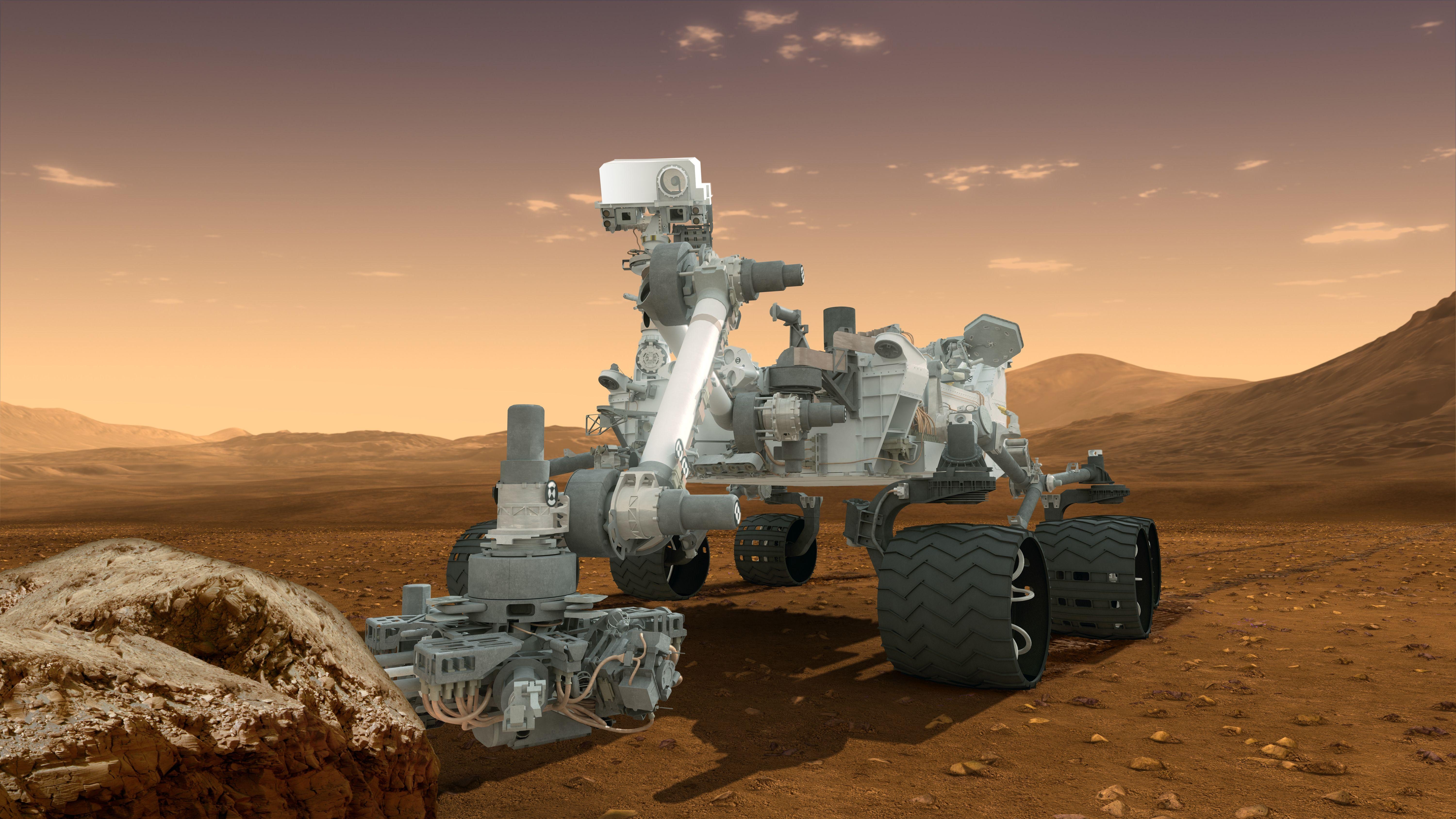 Mars, Curiosity Rover, HD, NASA, Hintergrund, 6000x3380 4K Desktop