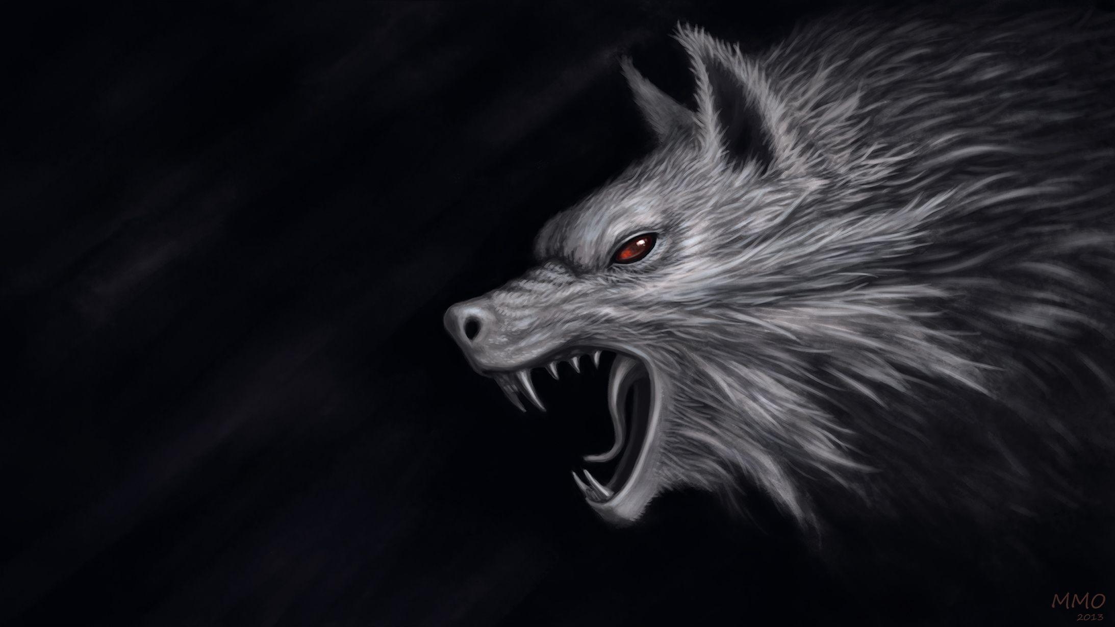 Schwarzer Wolf, Mystik, Natur, Krafttier, Nacht, 2190x1230 HD Desktop