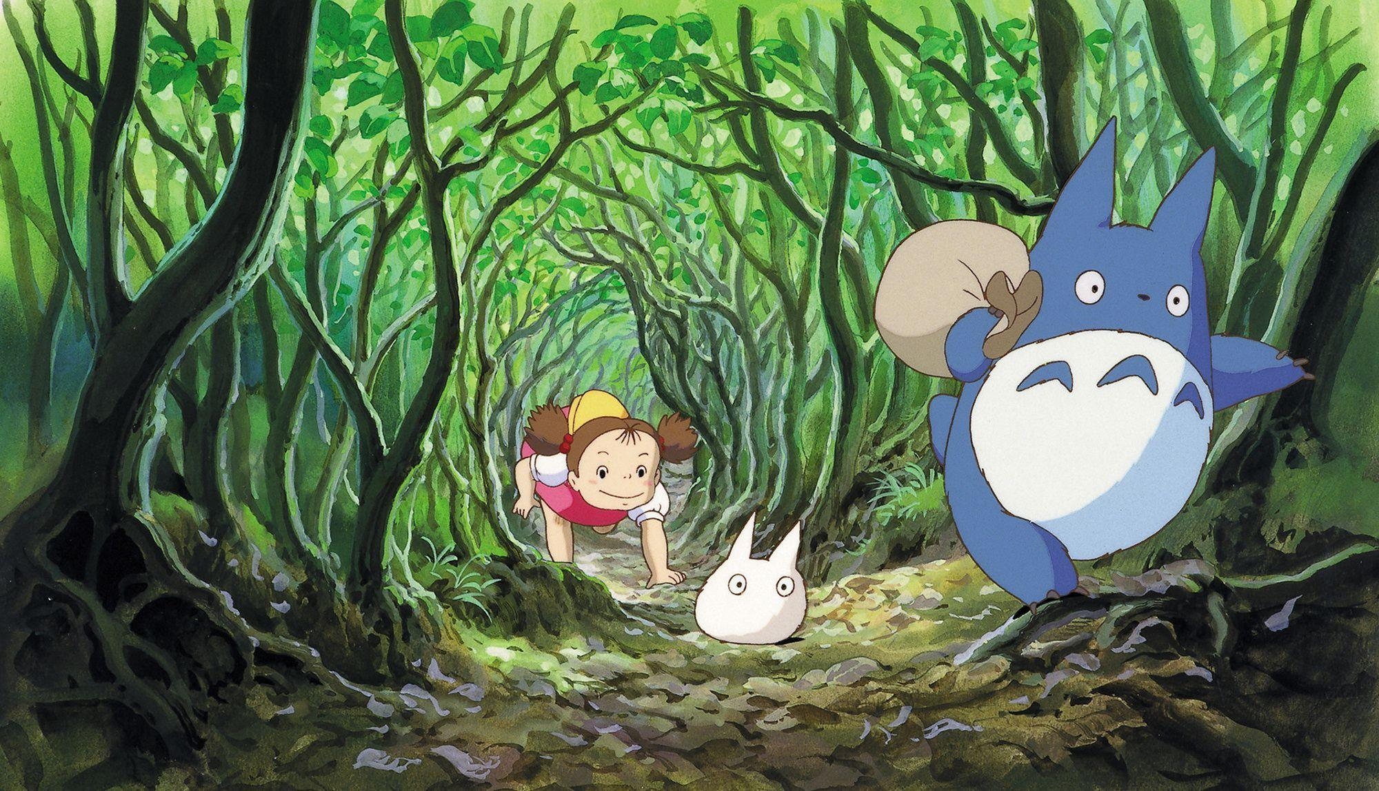 Mein Nachbar Totoro, Anime, HD, Totoro, Ghibli, 2000x1150 HD Desktop