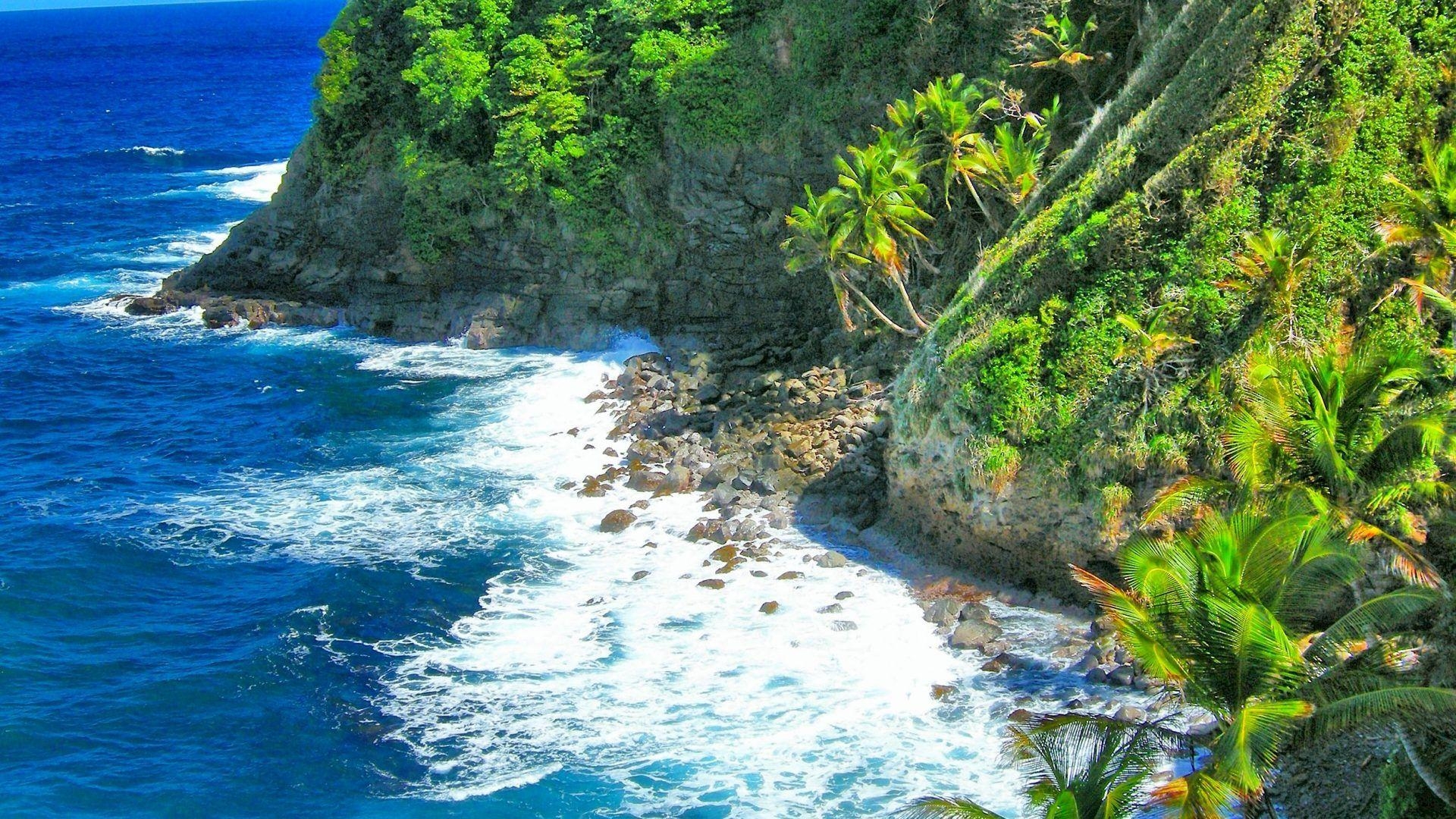 Dominica, Tropen, Reisen, Natur, Landschaft, 1920x1080 Full HD Desktop