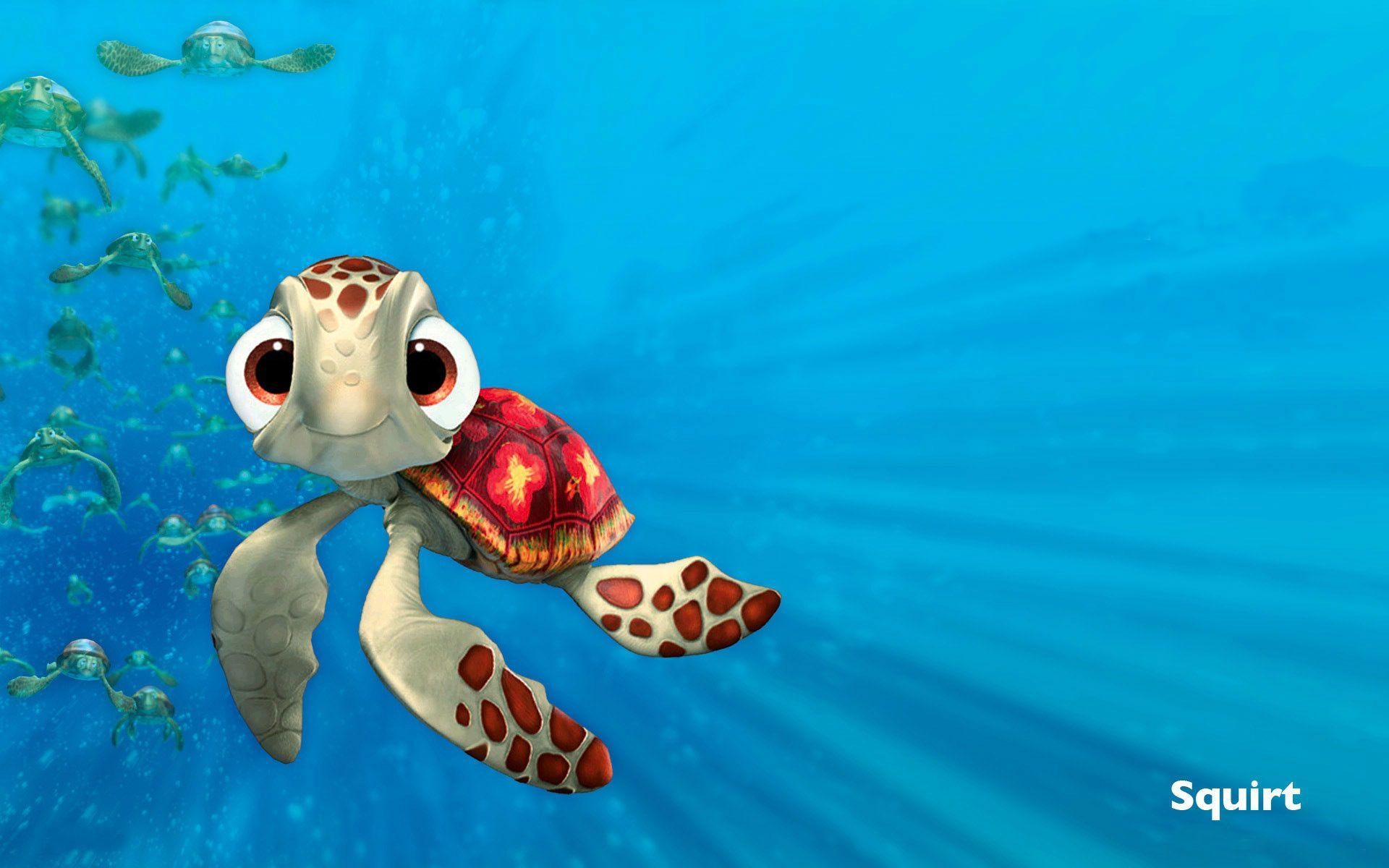 Findet Nemo, Squirt, iPod, HD Bild, Disney Pixar, 1920x1200 HD Desktop