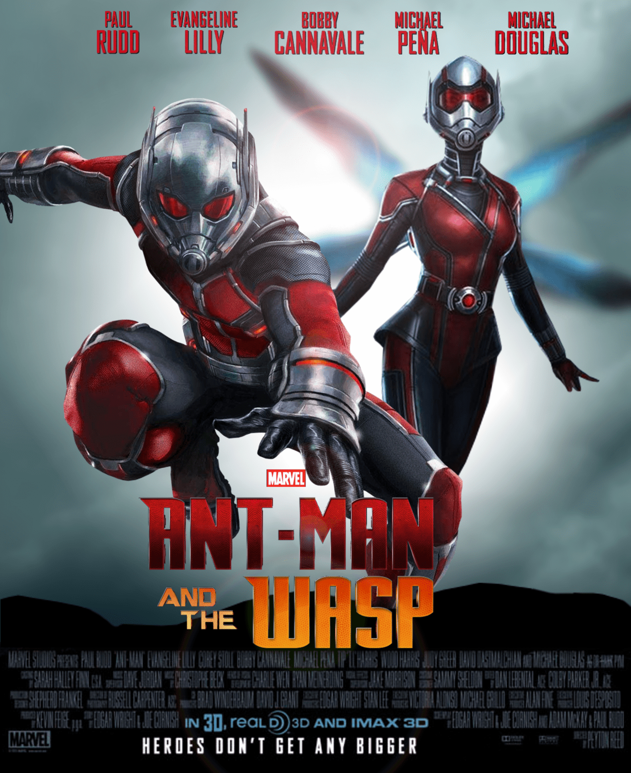 Ant-Man, The Wasp, HD, Marvel, Hintergrund, 1280x1570 HD Handy