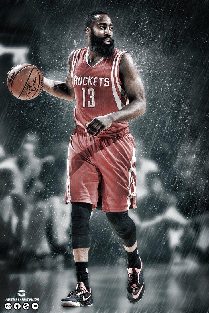 Houston Rockets, James Harden, Basketball, Sport, NBA, 730x1100 HD Handy