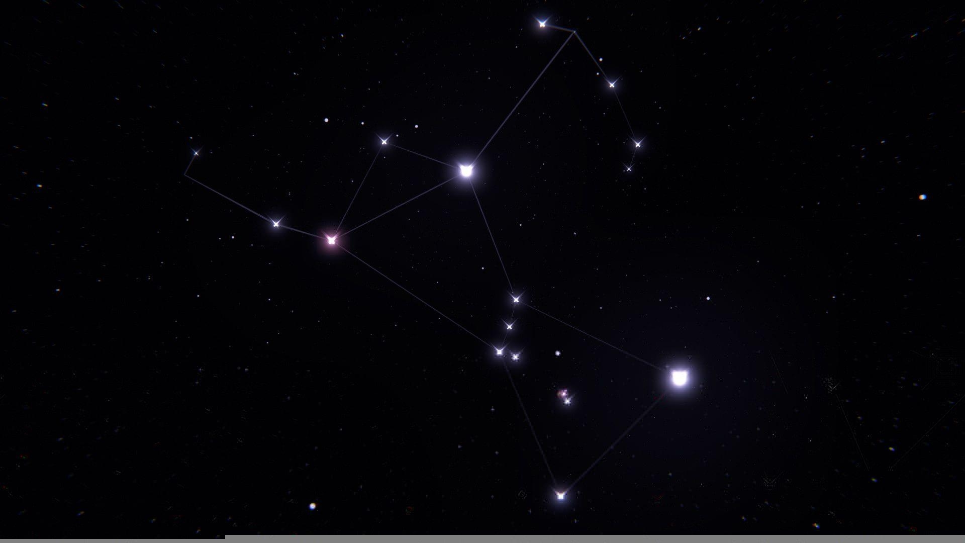 Orion, Sternbild, Weltraum, Sterne, Hintergrund, 1920x1080 Full HD Desktop