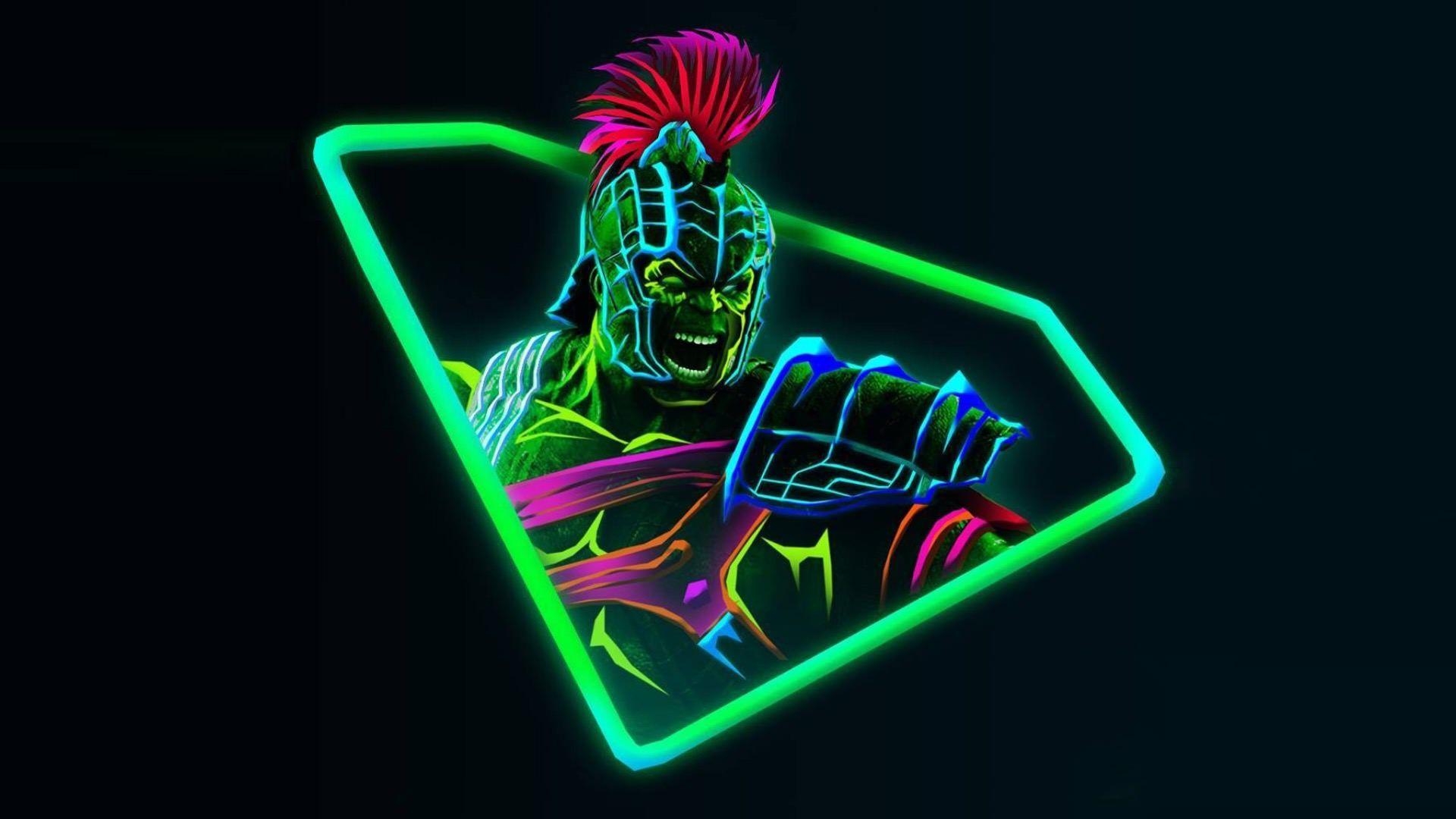 Neon Avengers, Desktop, Kunst, Hintergrund, Helden, 1920x1080 Full HD Desktop