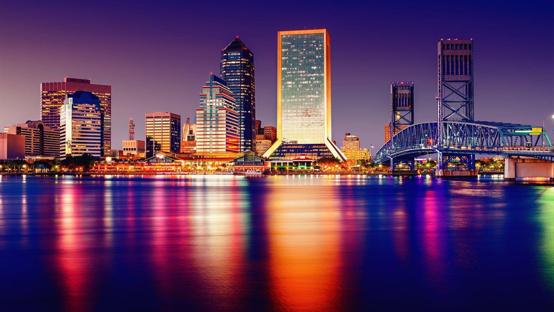 Jacksonville, 4K Ultra HD, Stadt, USA, Reisen, 1920x1080 Full HD Desktop