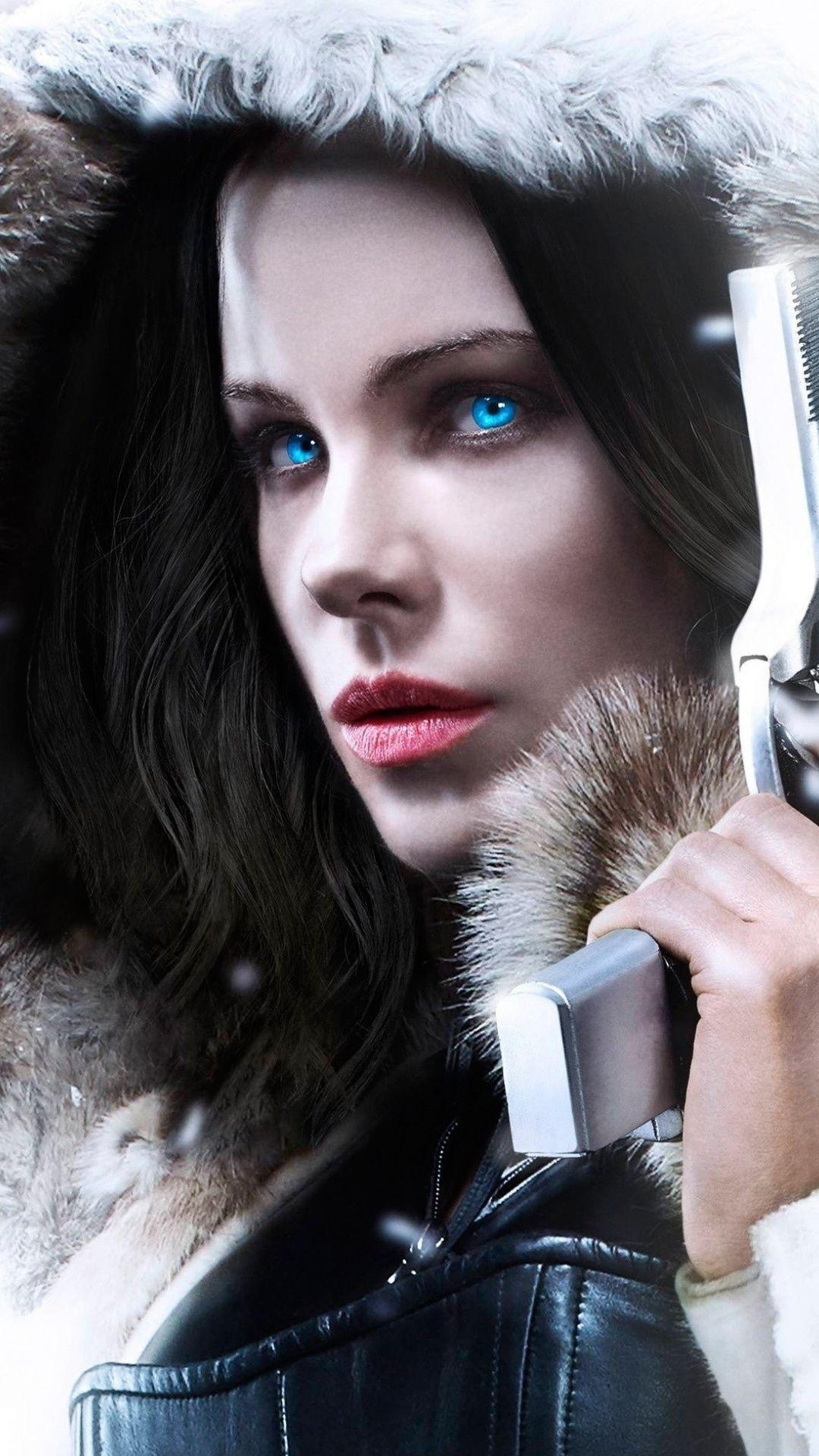 Kinofilm, Kate Beckinsale, Hintergrundbild, Underworld Serie, 1080x1920 Full HD Handy