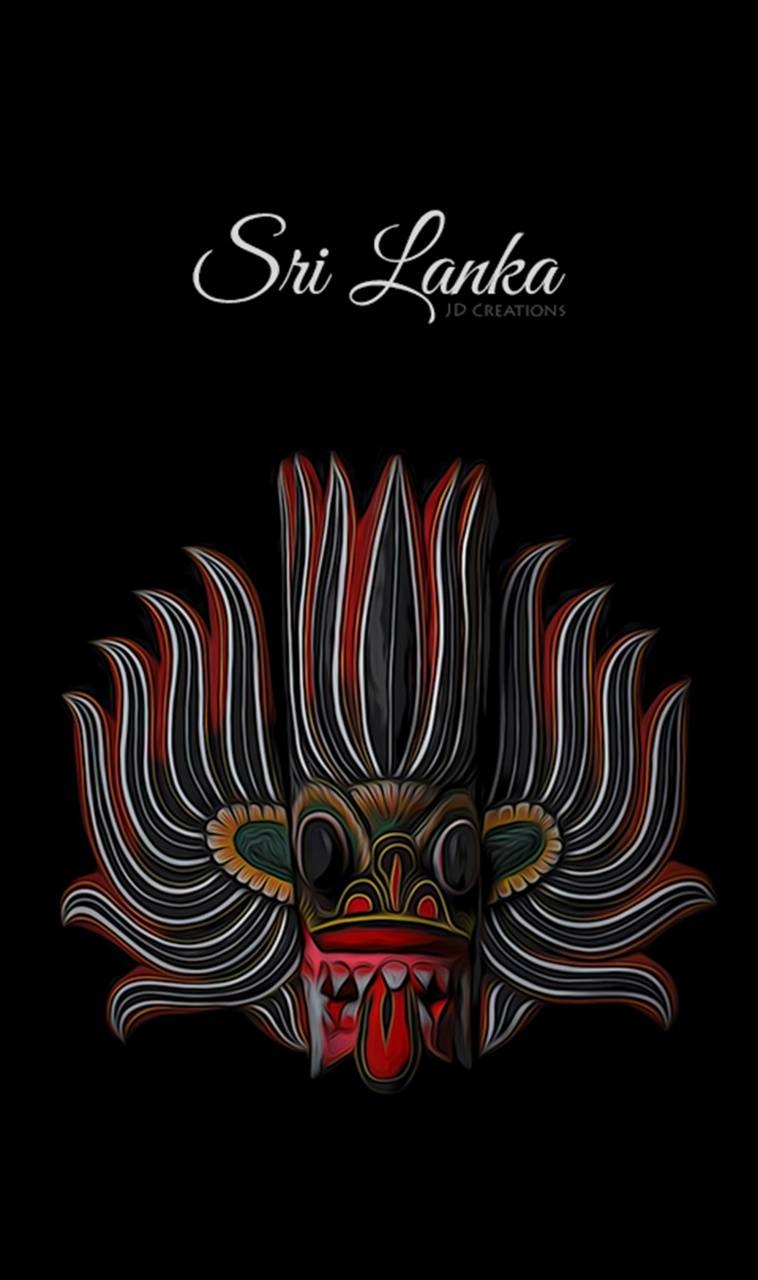 Masken, Kultur, Sri Lanka, Kunsthandwerk, Tradition, 760x1280 HD Handy