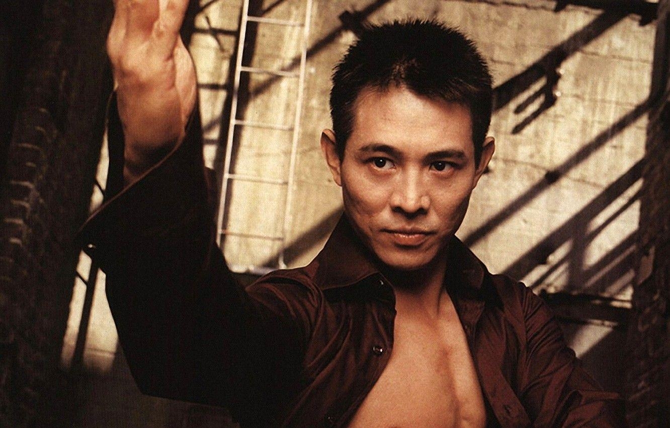 Jet Li, Wushu, Schauspieler, Pose, Hintergrund, 1340x850 HD Desktop