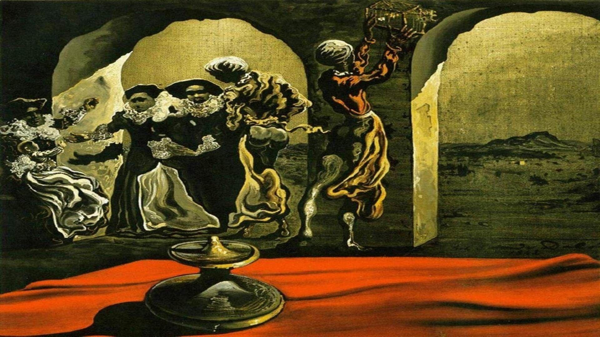 Salvador Dalí, Desktop Bild, 2018, Kunstwerk, surrealistisch, 1920x1080 Full HD Desktop