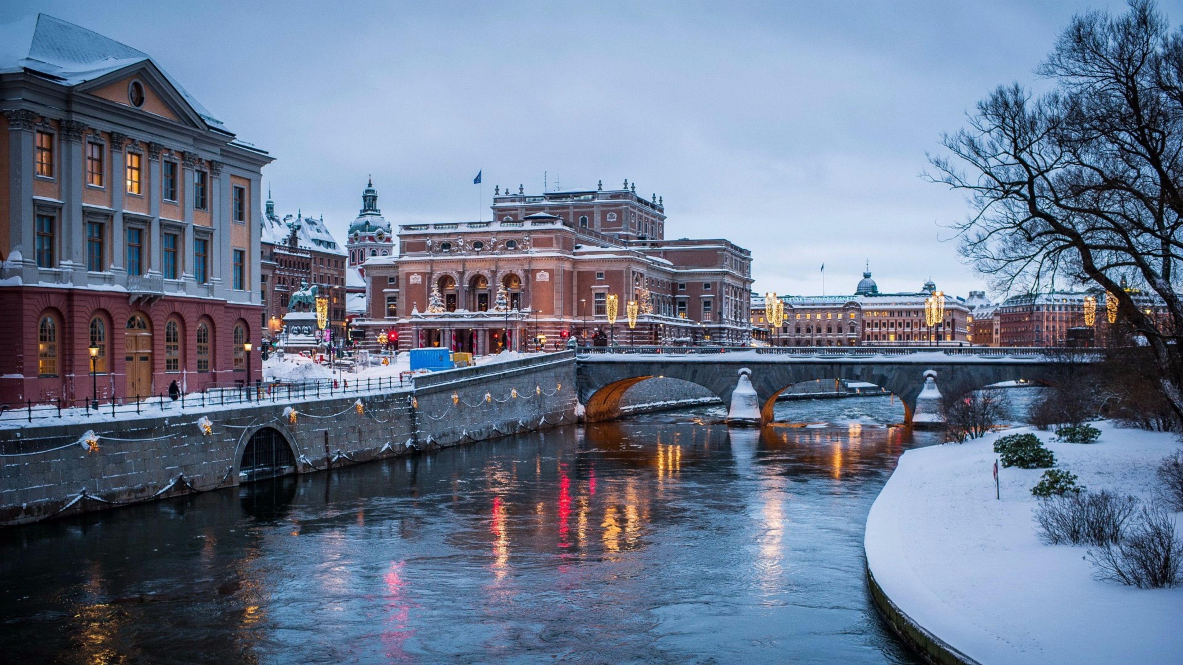 Stockholm Schweden, Stadt, Sehenswürdigkeit, Kultur, 3840x2160 4K Desktop