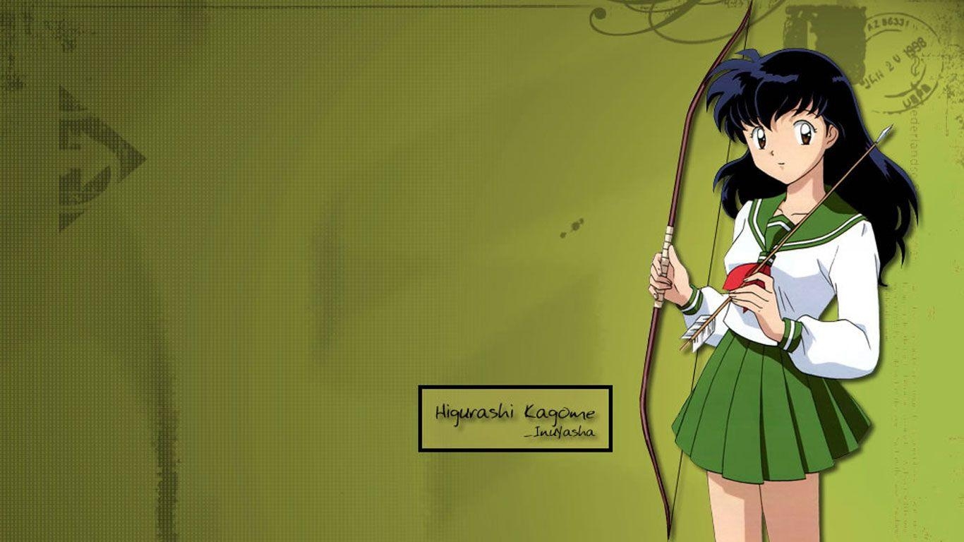 Anime, Higurashi, Kagome, Inuyasha, Bestes Wallpaper, 1370x770 HD Desktop