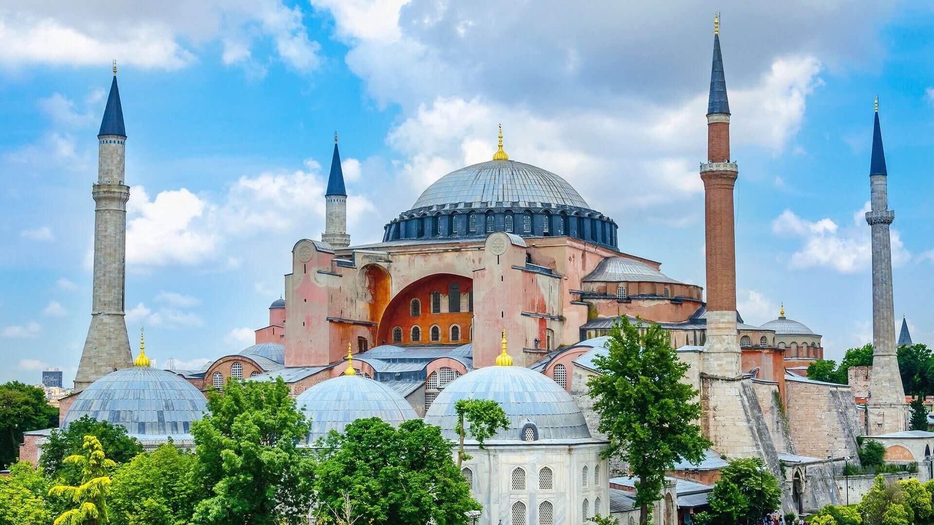 Hagia Sophia, Besucher, Drei Millionen, 2019, Istanbul, 1920x1080 Full HD Desktop