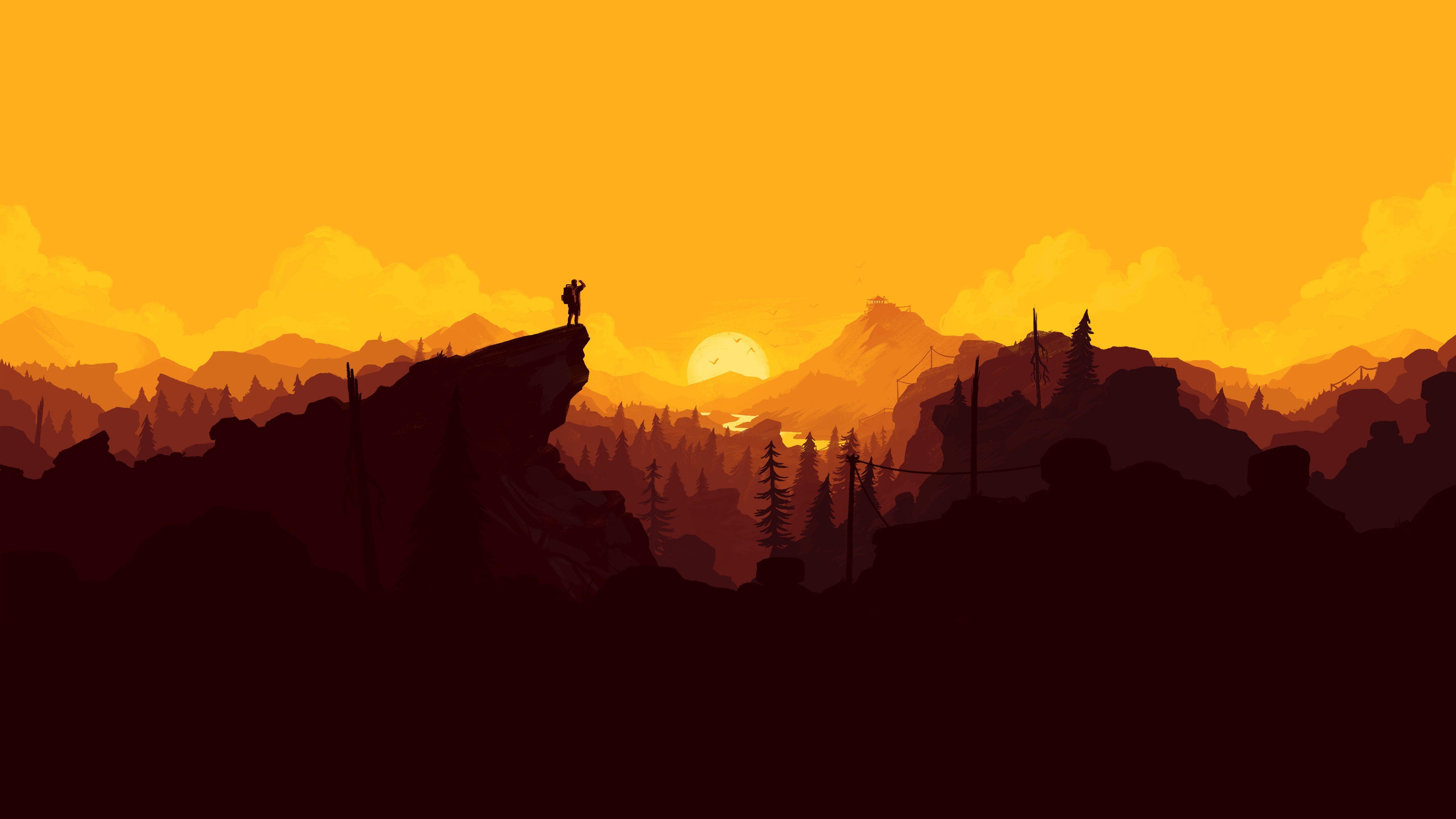 Firewatch, 2016, Abenteuer, Spiel, Hintergrund, 5120x2880 4K Desktop