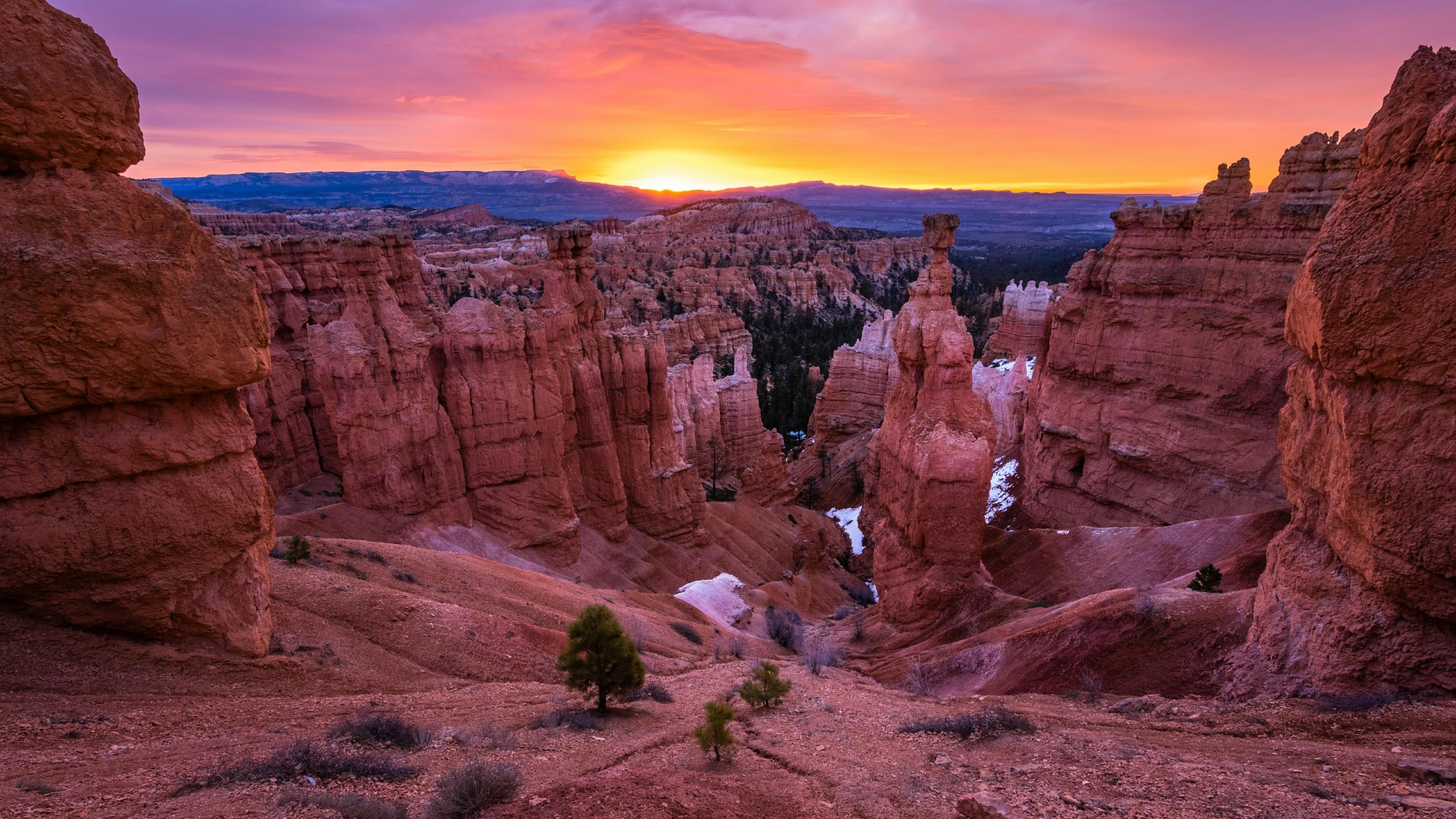 Bryce Canyon, Nationalpark, Utah, Reisen, Natur, 3840x2160 4K Desktop