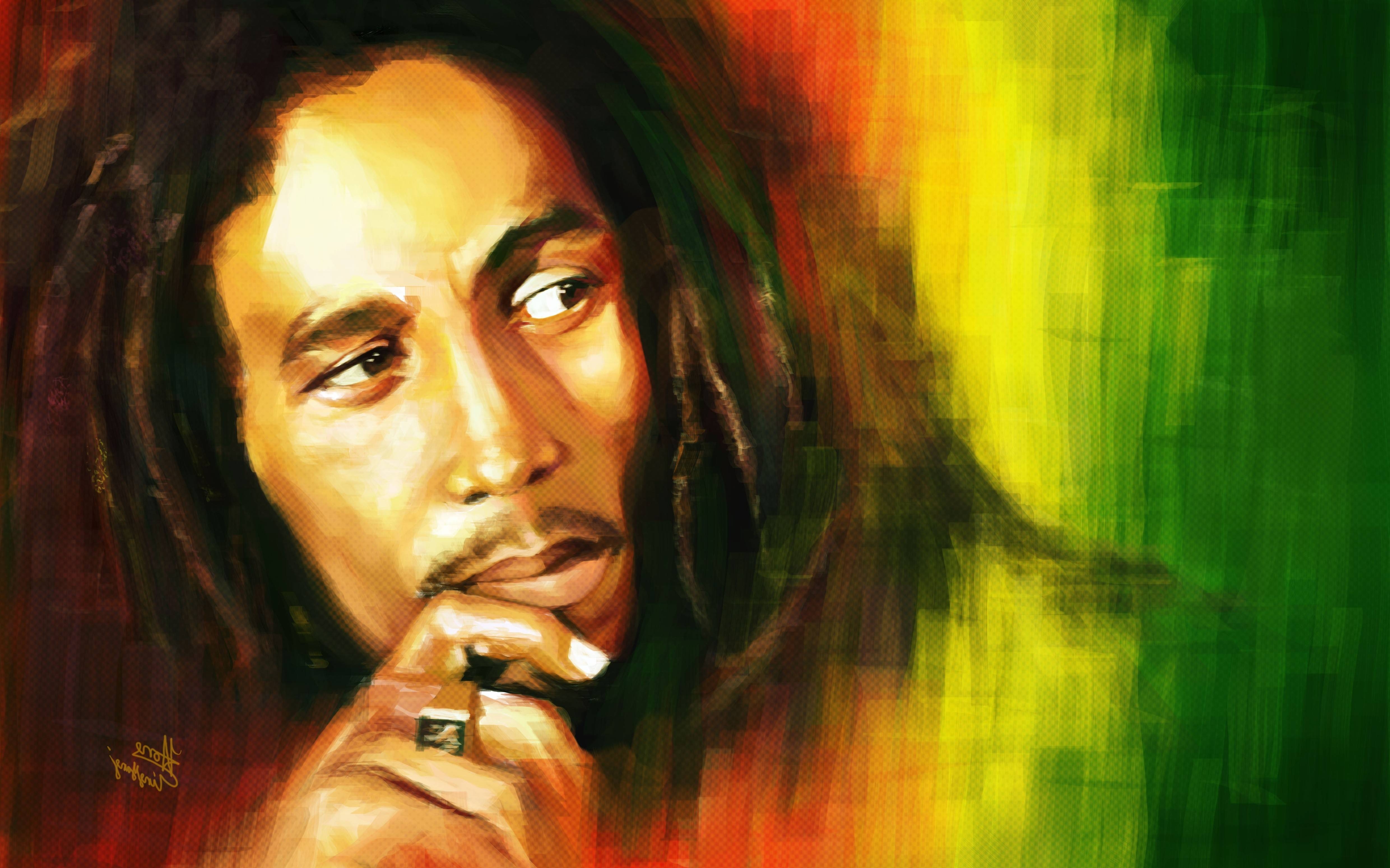 Bob Marley, Reggae, Lebenskünstler, Wirbelsturm, Freiheit, 4970x3100 4K Desktop