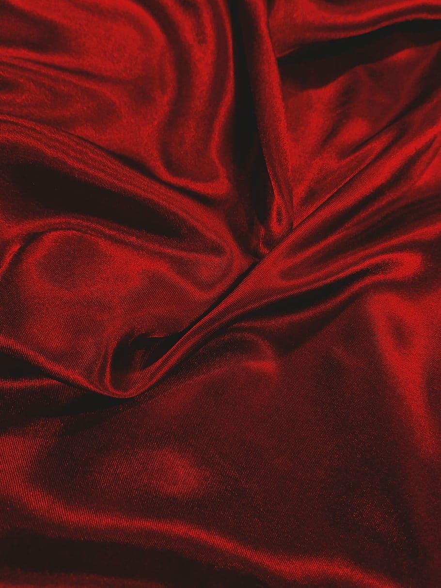 Roter Stoff, Textur, Seide, Bettwäsche, luxuriös, 910x1220 HD Handy