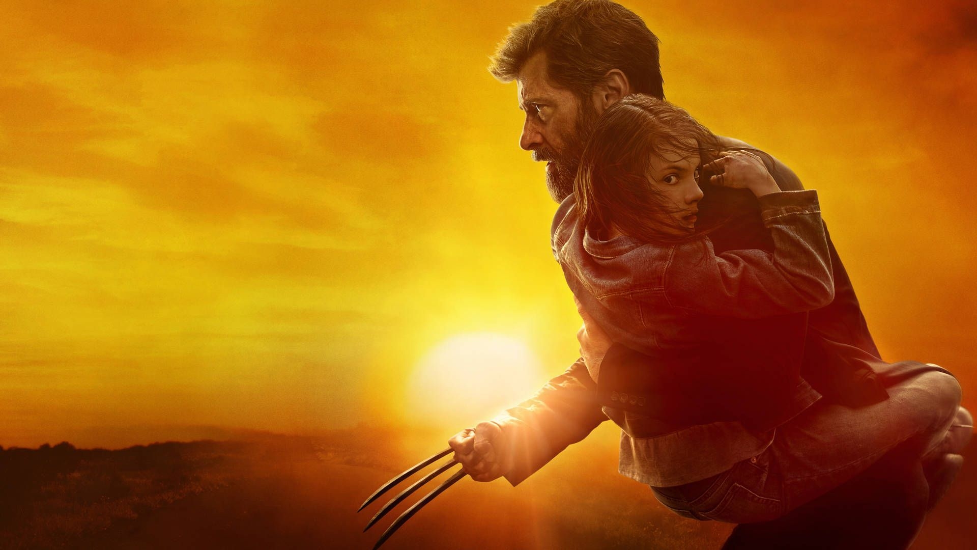 Dafne Keen, Hugh Jackman, Logan, Bild, Schauspielerin, 1920x1080 Full HD Desktop