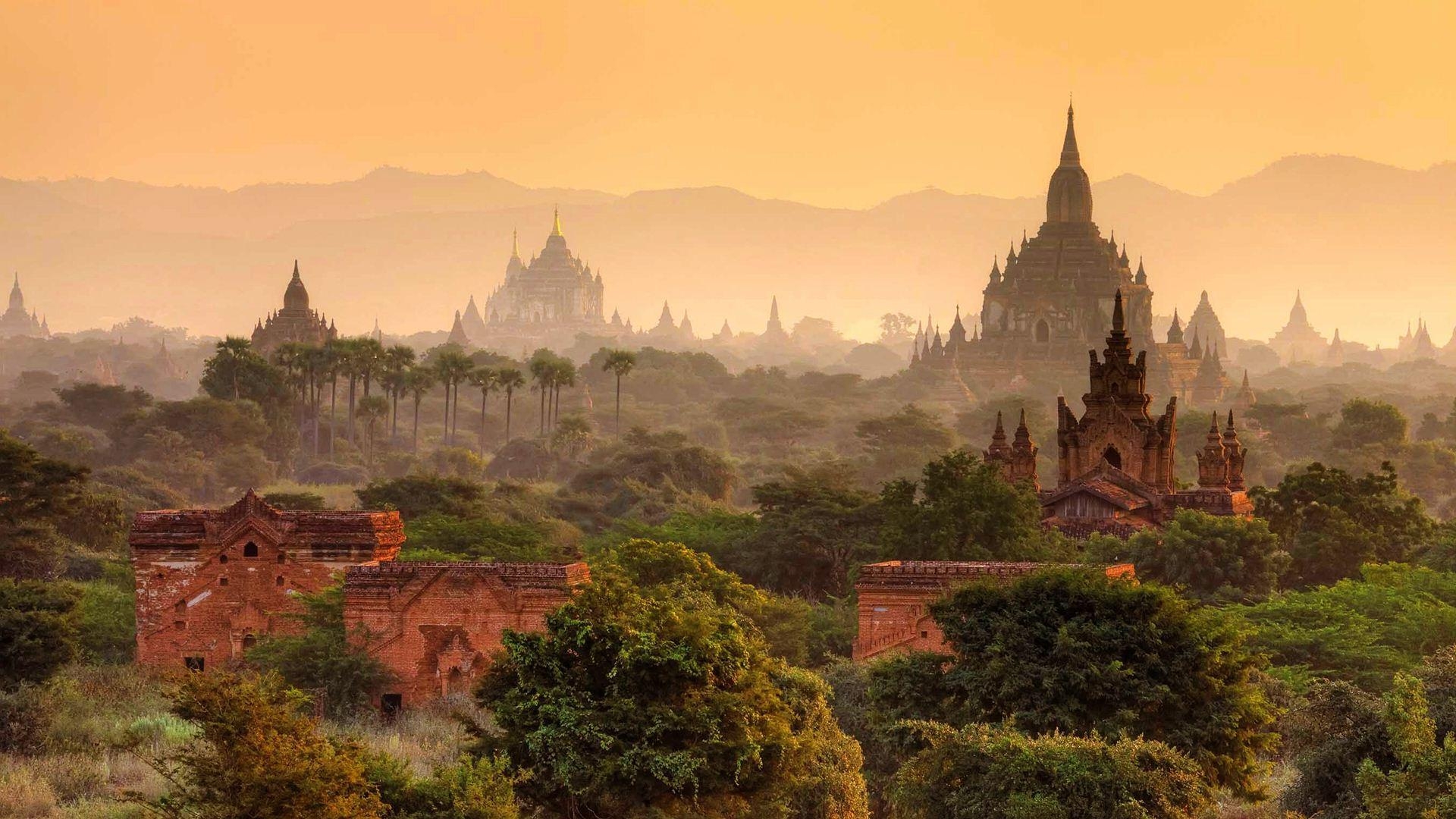 Bagan, Reisen, Myanmar, Hintergrund, Fotografie, 1920x1080 Full HD Desktop