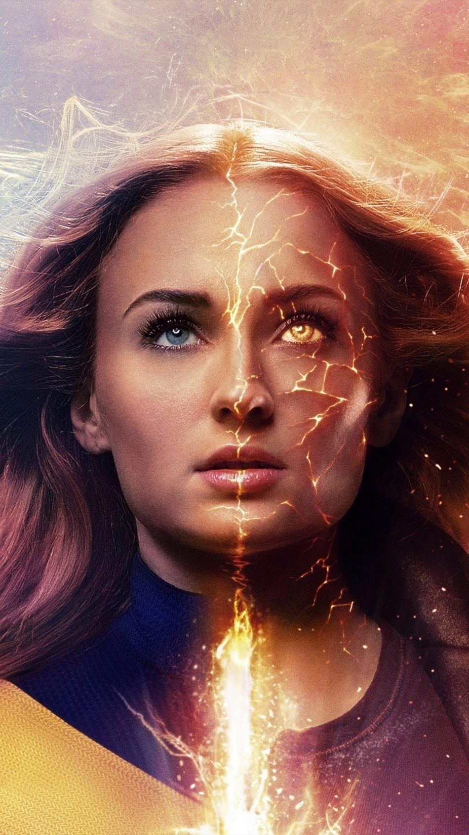 Sophie Turner, Jean Grey, Dark Phoenix, X-Men, Download, 950x1690 HD Handy