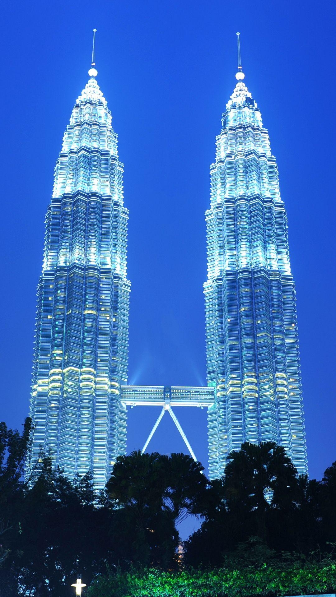 Petronas Towers, Kuala Lumpur, Malaysia, iPhone, HD, 1080x1920 Full HD Handy