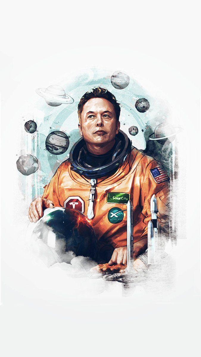 Elon Musk, Hintergrund, Smartphone, Bild, Motiv, 680x1200 HD Handy