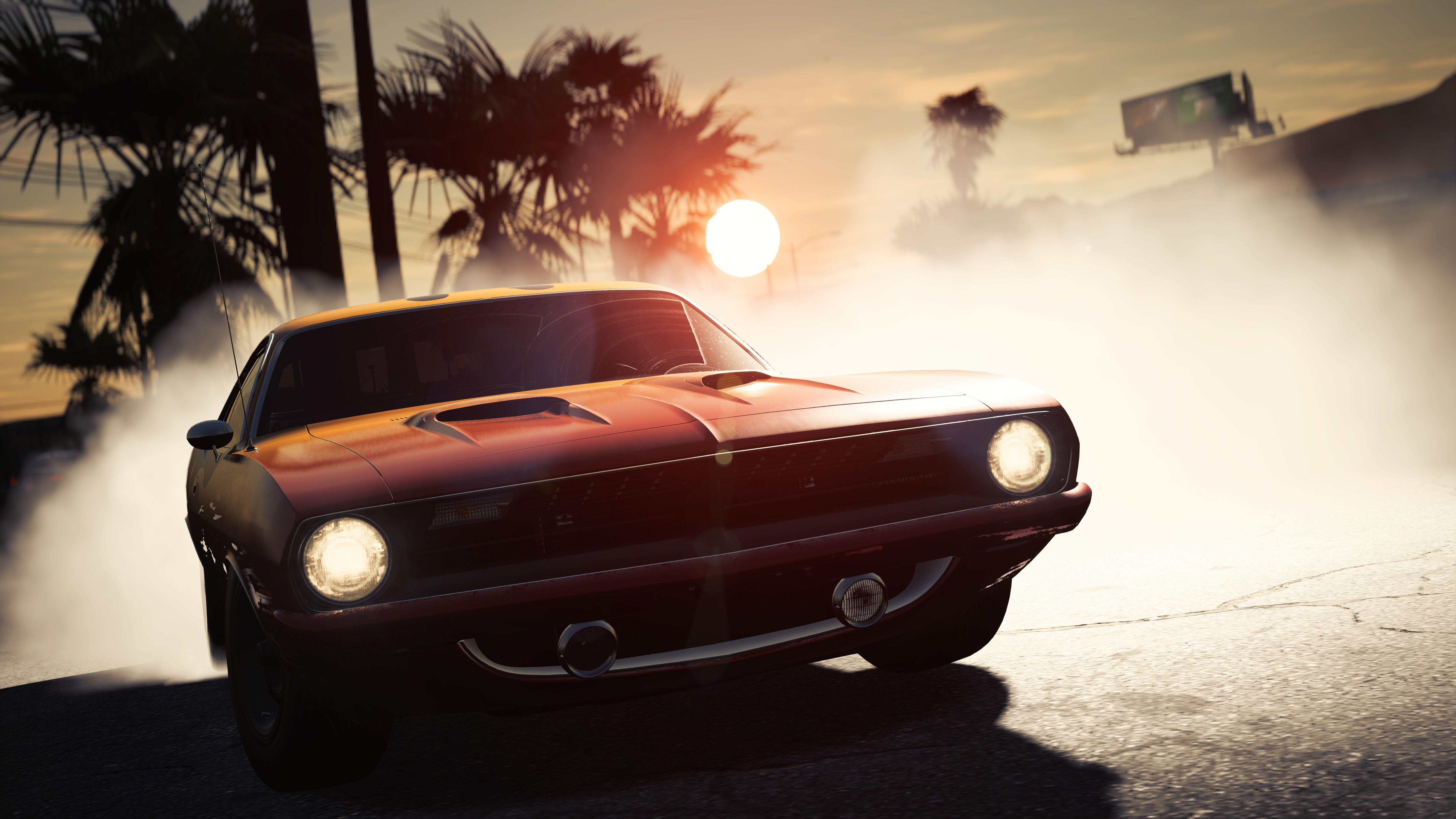 Plymouth Barracuda, kostenlos, HD, Hintergrund, Classic, 6400x3600 4K Desktop