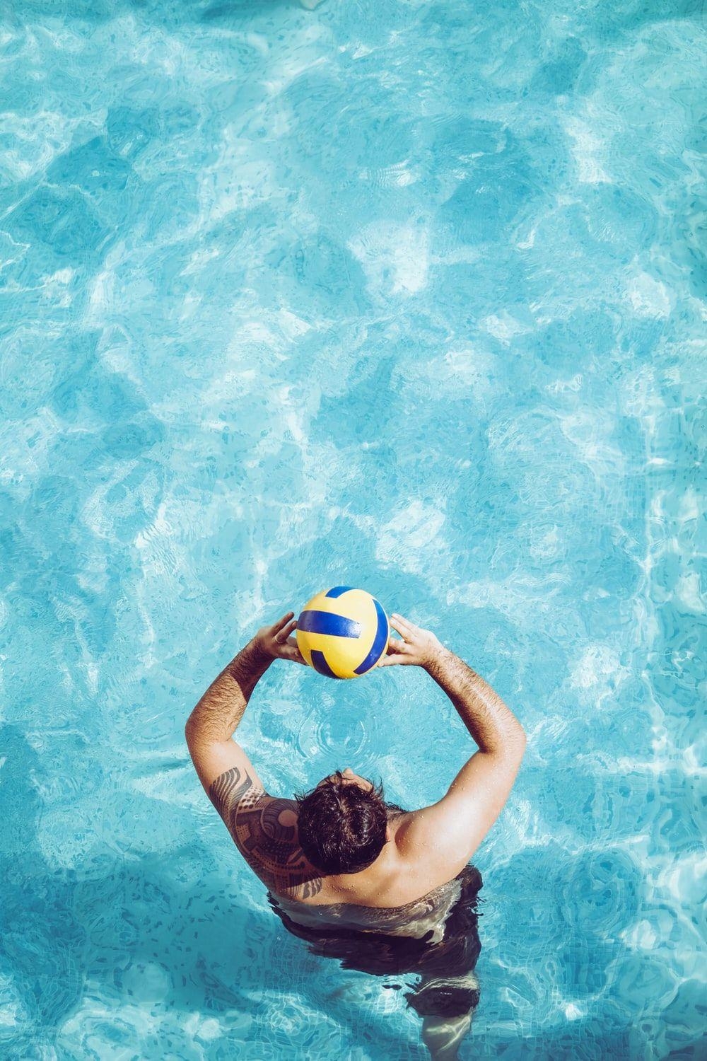 Wasserball, kostenloses Bild, Sport, Download, Teamspiel, 1000x1500 HD Handy