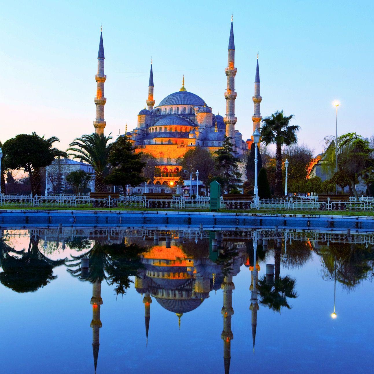 Blaue Moschee, Sultan Ahmed, Istanbul, Schönheit, Reisen, 1300x1300 HD Handy