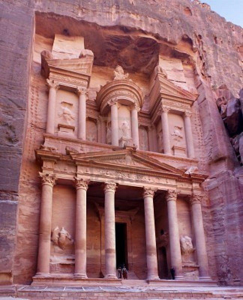 Tempel, Petra, Jordanien, Weltwunder, Wüste, 980x1200 HD Handy