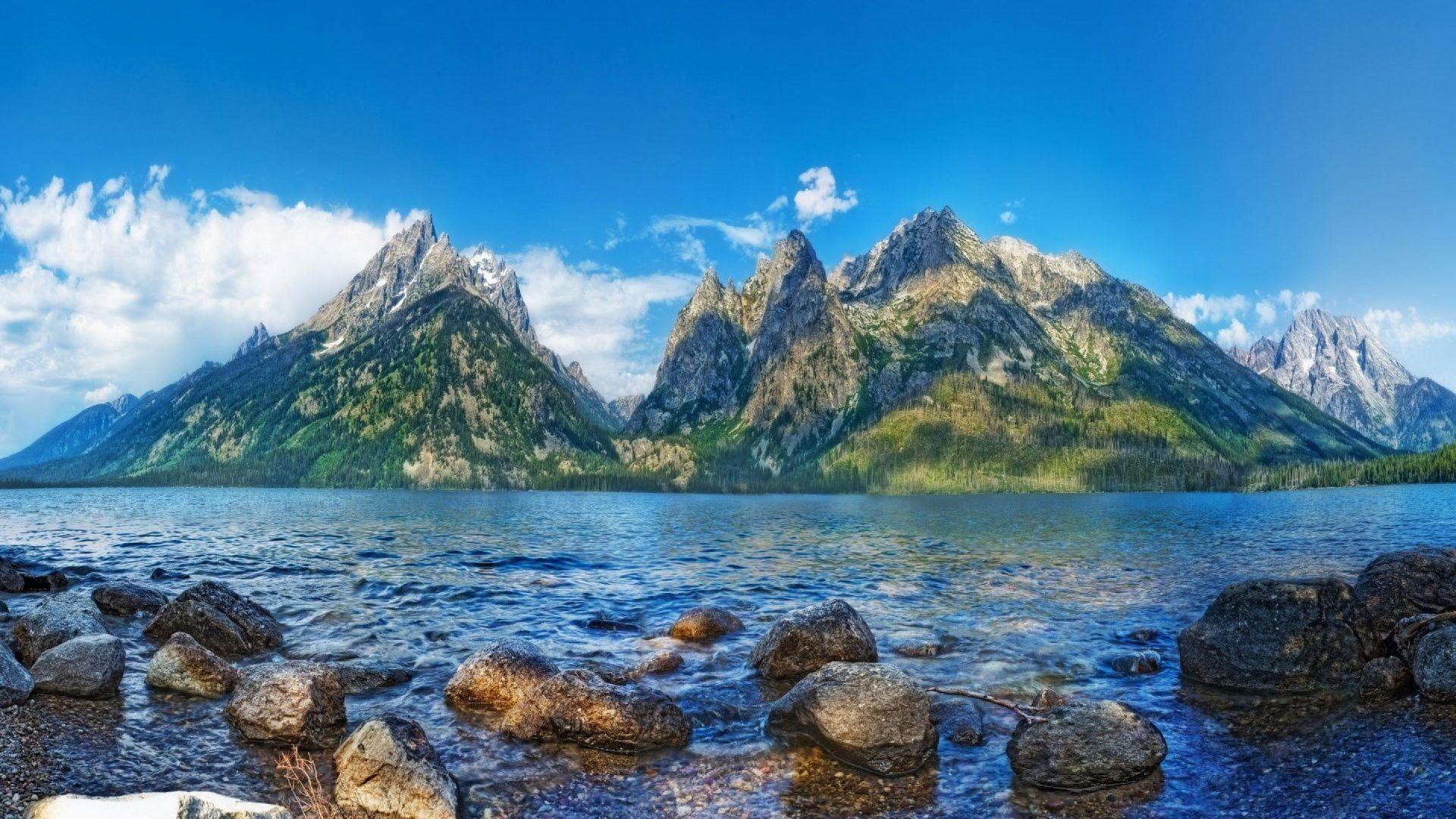 Grand Teton, USA, Nationalpark, Wyoming, Landschaft, 1920x1080 Full HD Desktop