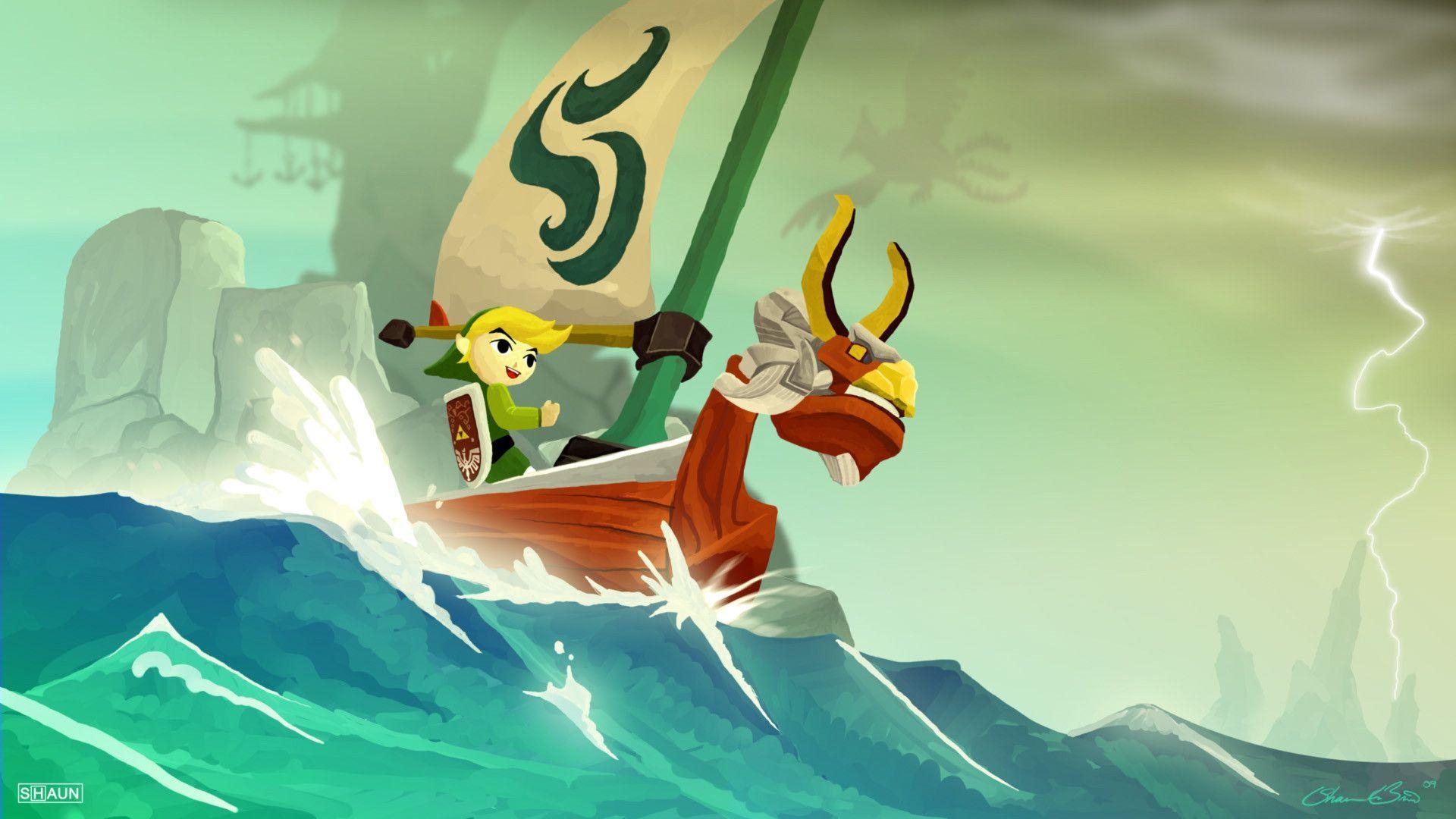 Zelda Wind Waker, 4K, Abenteuer, Hyrule, Meer, 1920x1080 Full HD Desktop