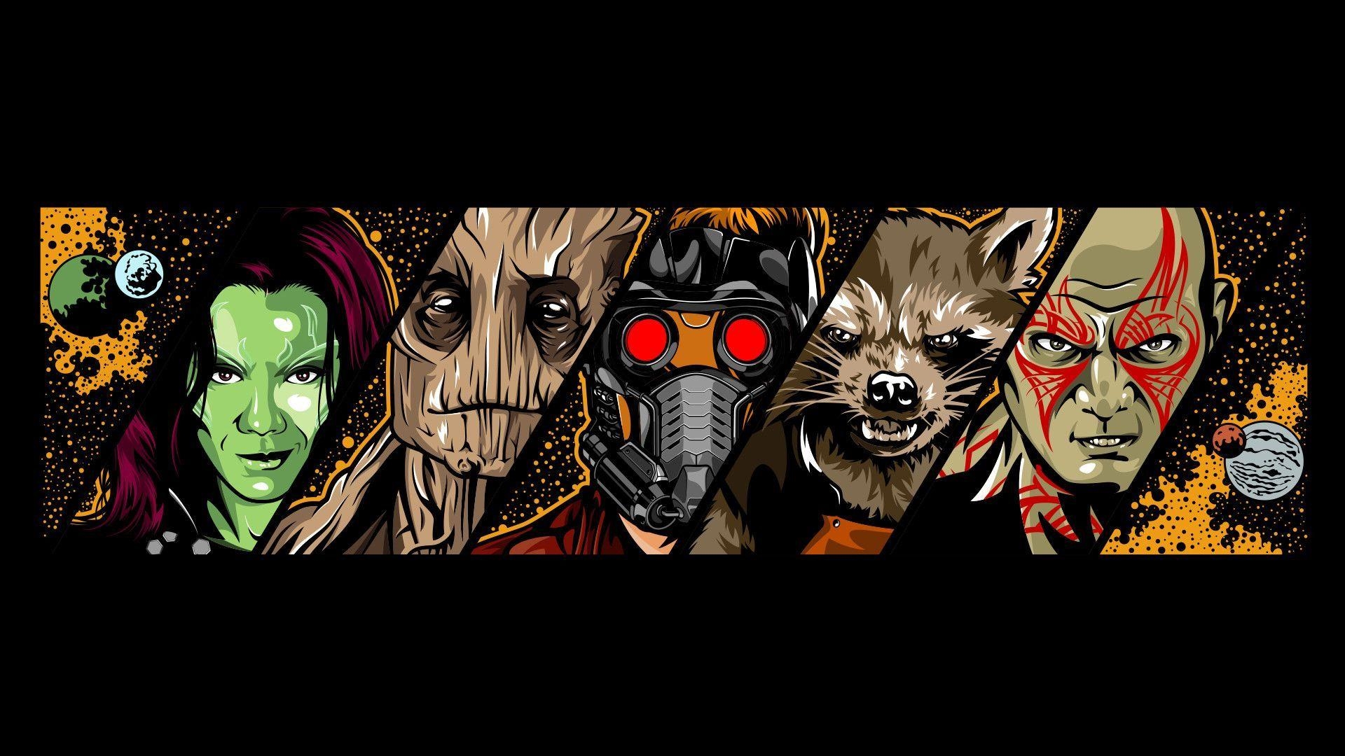 Guardians of Galaxy, Marvel, Sci-Fi, Film, Azucena, 1920x1080 Full HD Desktop