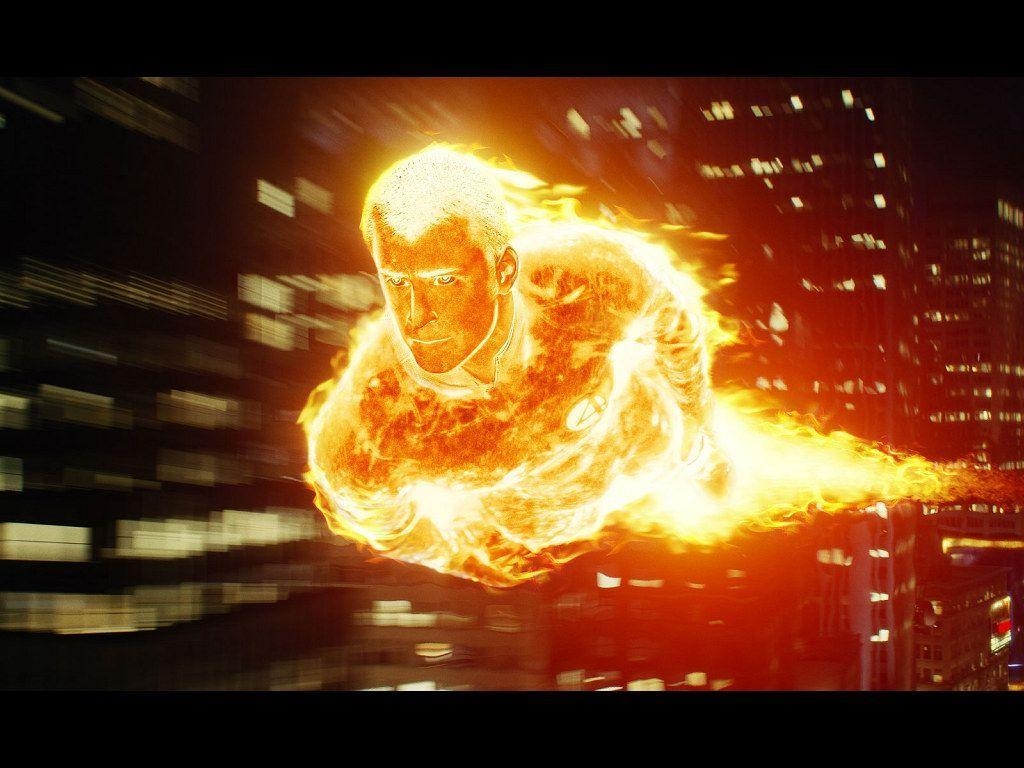 Chris Evans, Human Torch, Fantastic Four, Film, Superheld, 1030x770 HD Desktop