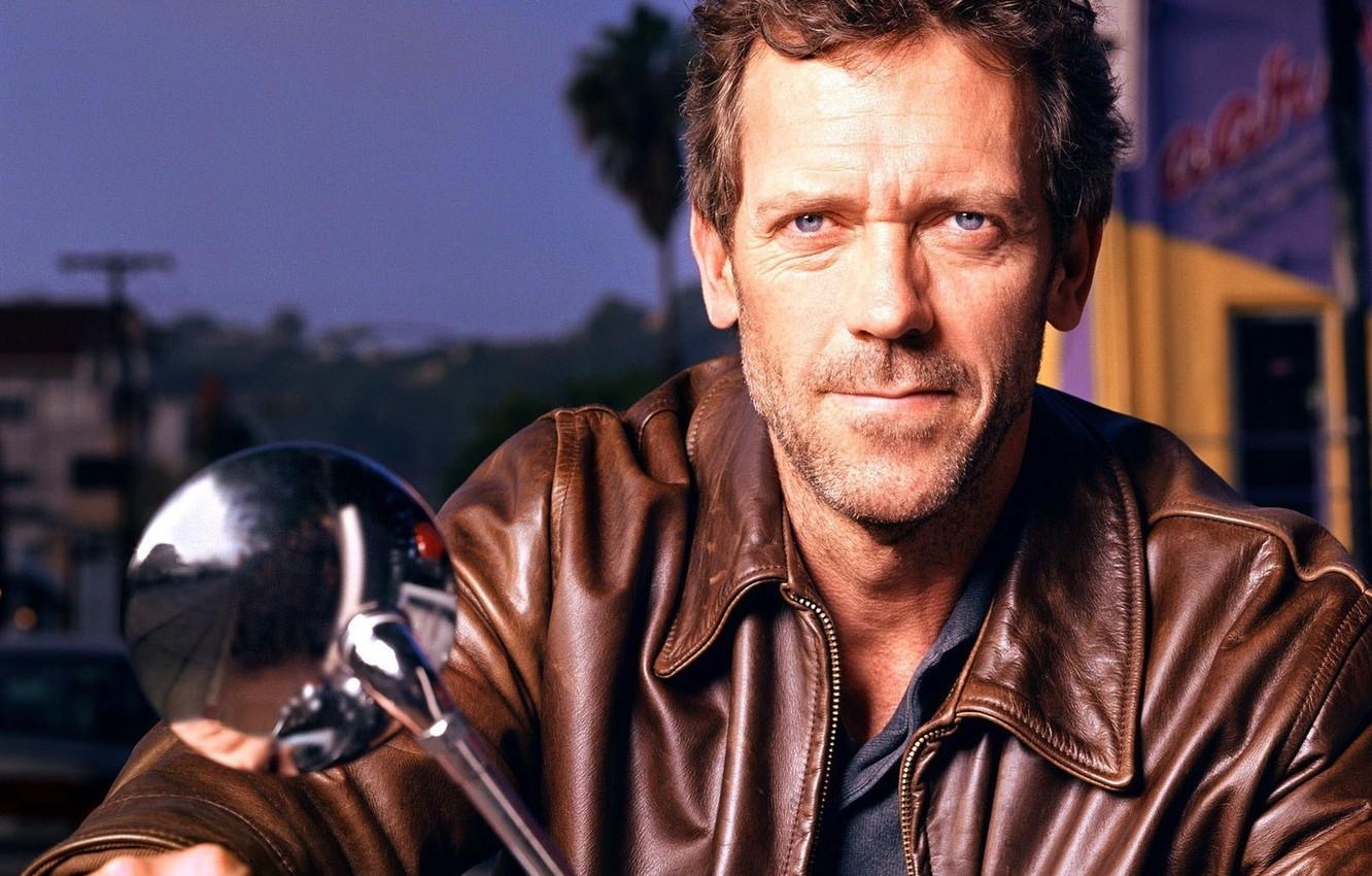 Hugh Laurie, Motorrad, House MD, Bild, Desktop, 1340x850 HD Desktop