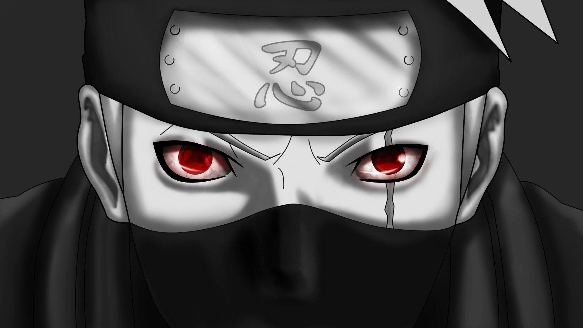 Hatake Kakashi, Naruto, Shippuuden, Sharingan, Anime, 1920x1080 Full HD Desktop