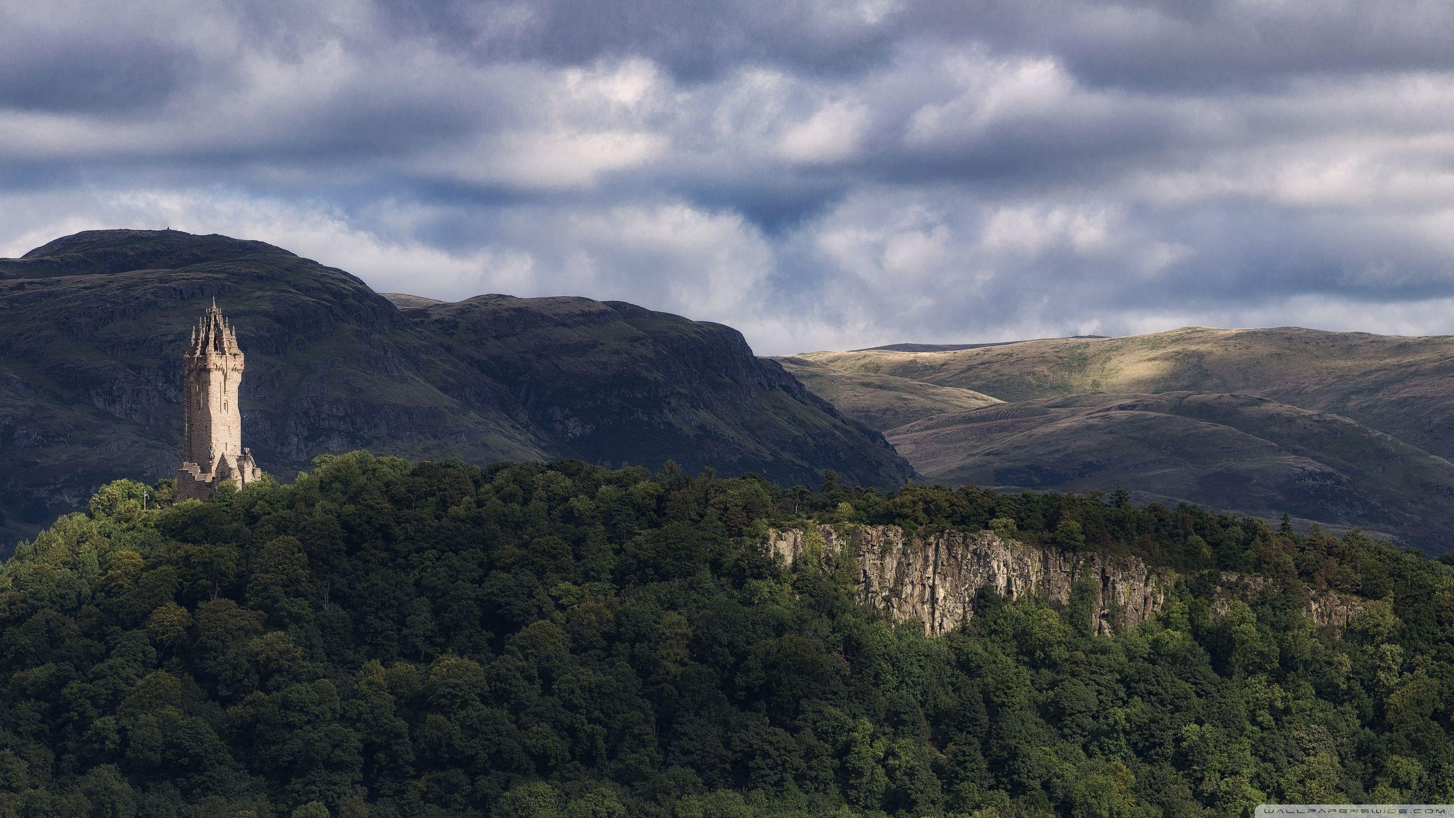 Wallace Monument Schottland, Historische Denkmäler, 4K HD, 2880x1620 HD Desktop