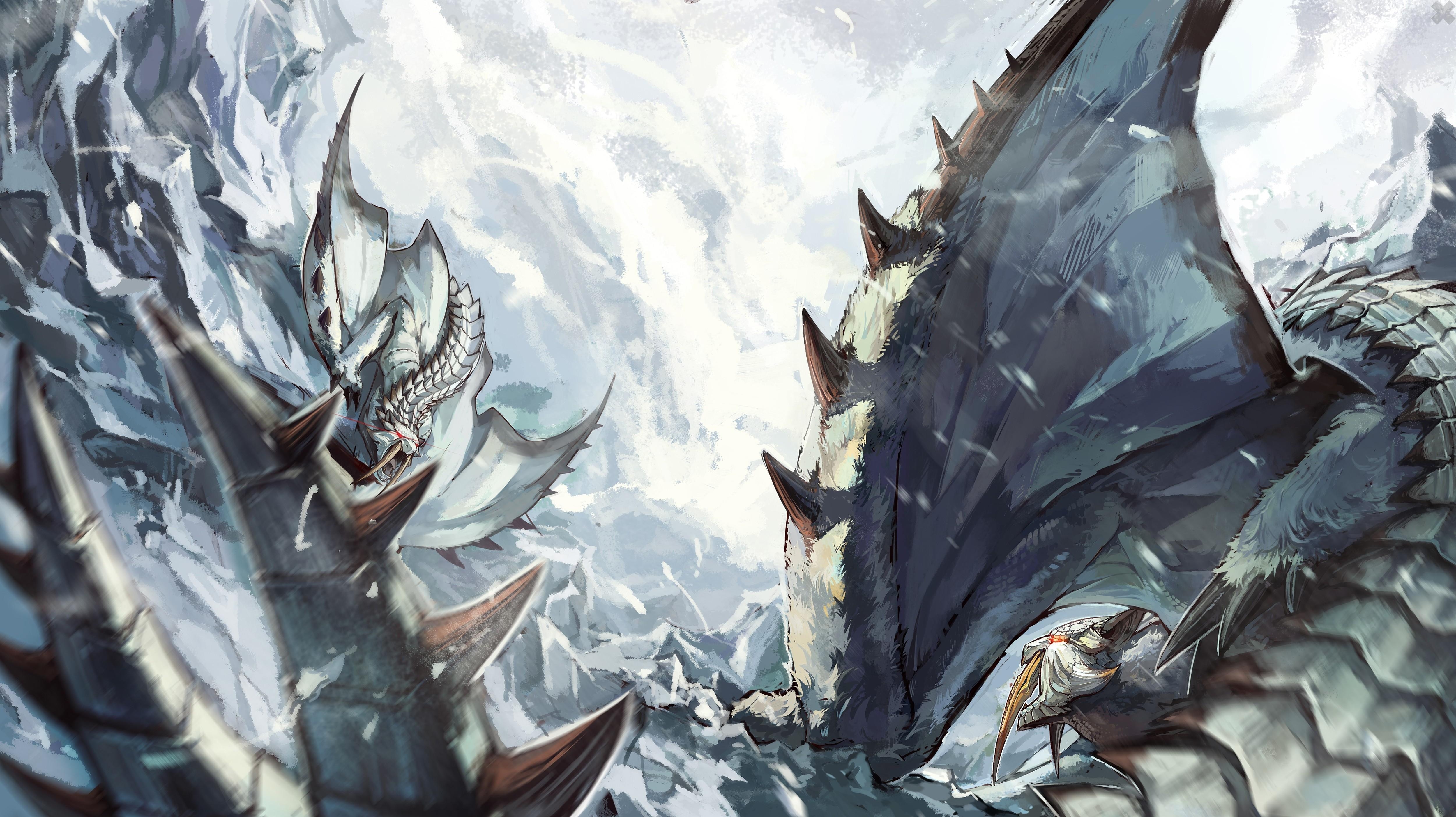 Monster Hunter HD, Hintergrundbild, Film, Artwork, 5000x2810 4K Desktop