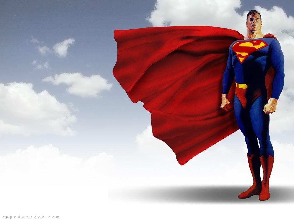 Superman, Animiert, Design, Comics, Hintergrund, 1030x770 HD Desktop