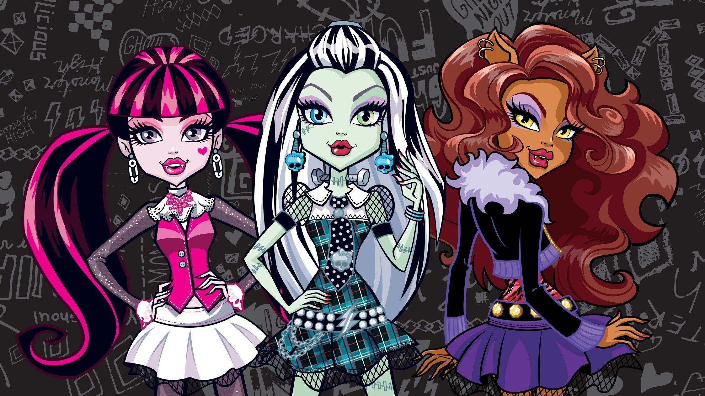 Monster High, HD, Berühmte Charaktere, Freundschaft, Schulabenteuer, 2250x1270 HD Desktop