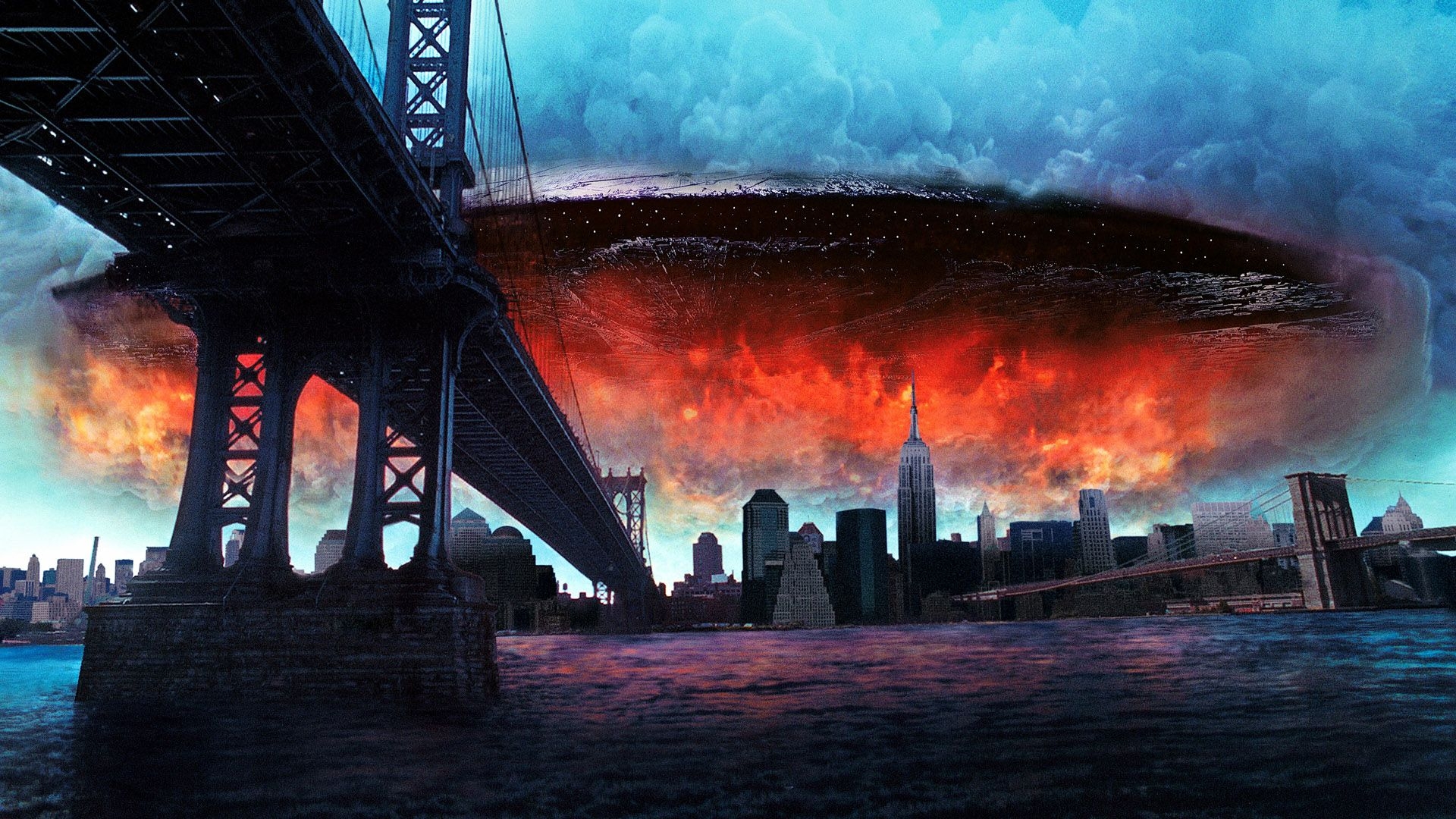 Film, Independence Day, HD, Hintergrund, Alien-Invasion, 1920x1080 Full HD Desktop