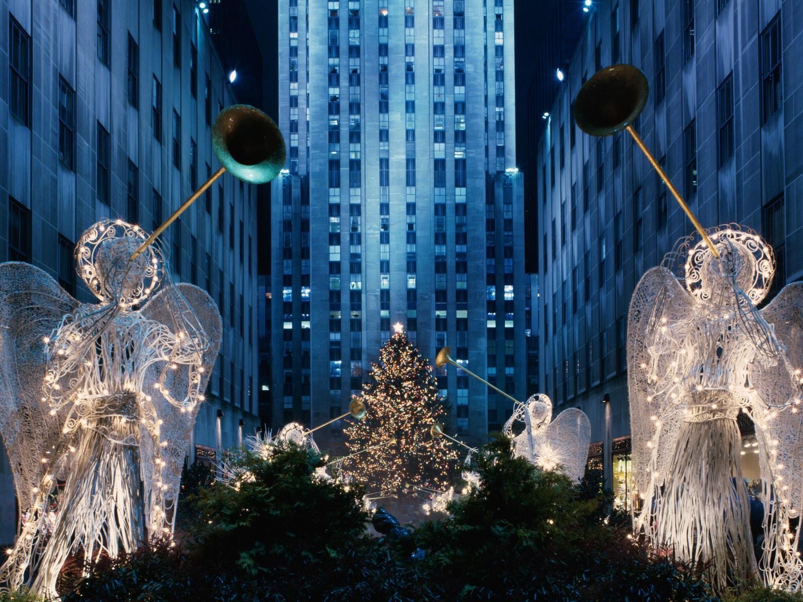 Rockefeller Center, Reisen, New York, Architektur, Sehenswürdigkeiten, 1600x1200 HD Desktop