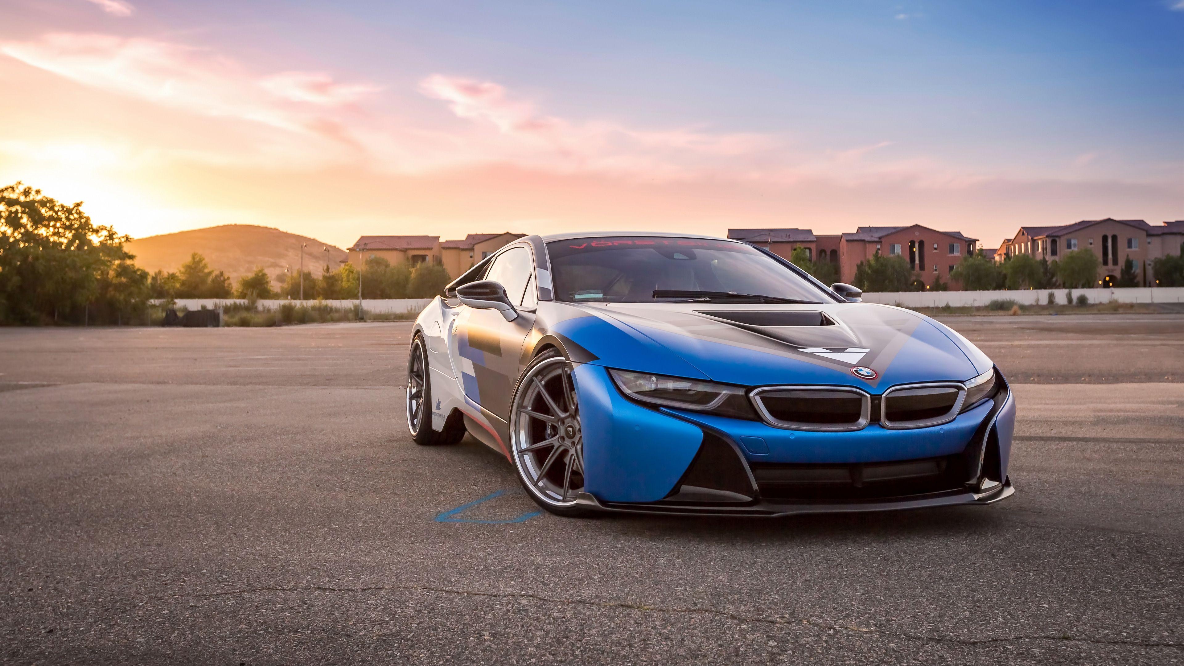 Vorsteiner BMW i8, VR-E, Luxussportwagen, 4K, Innovativ, 3840x2160 4K Desktop