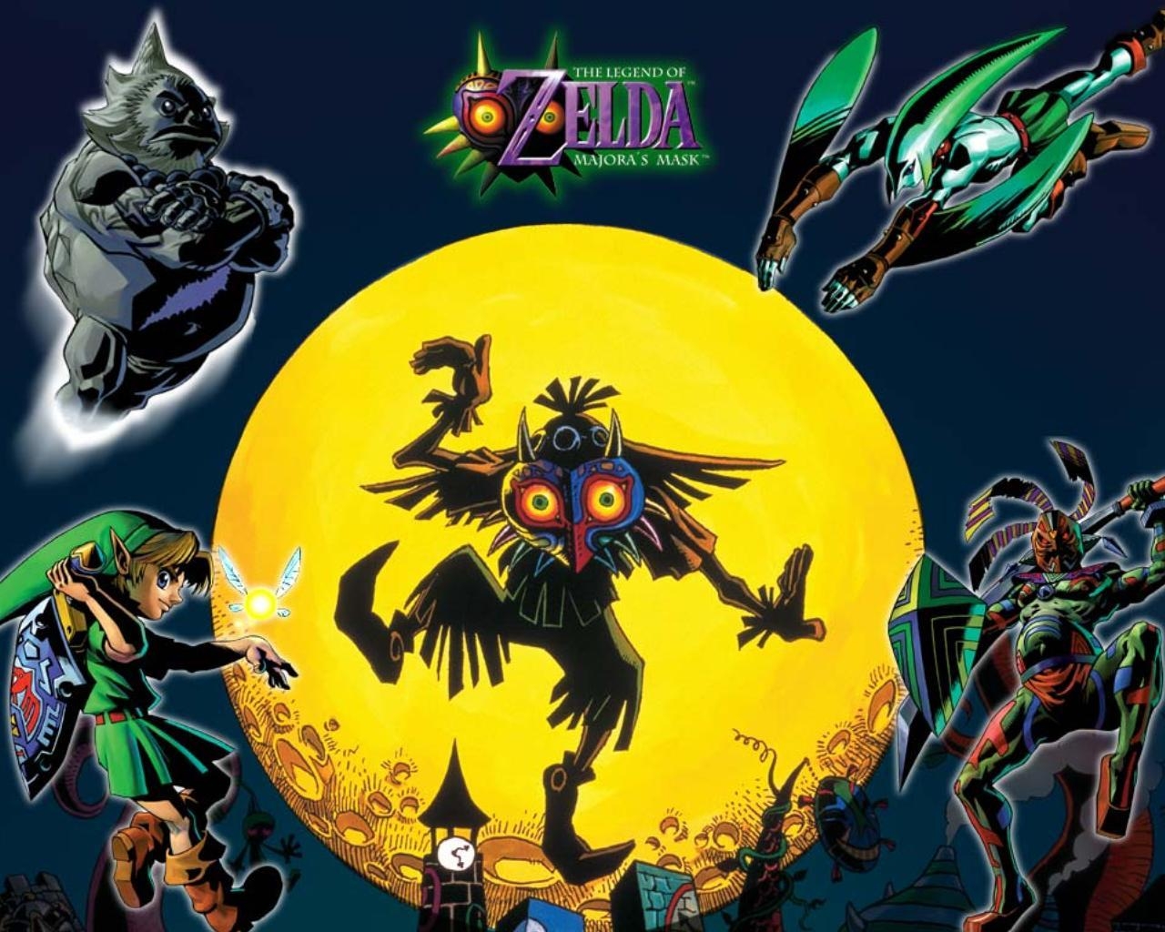 Majora's Mask, Zelda, Offiziell, Download, Kostenlos, 1280x1030 HD Desktop