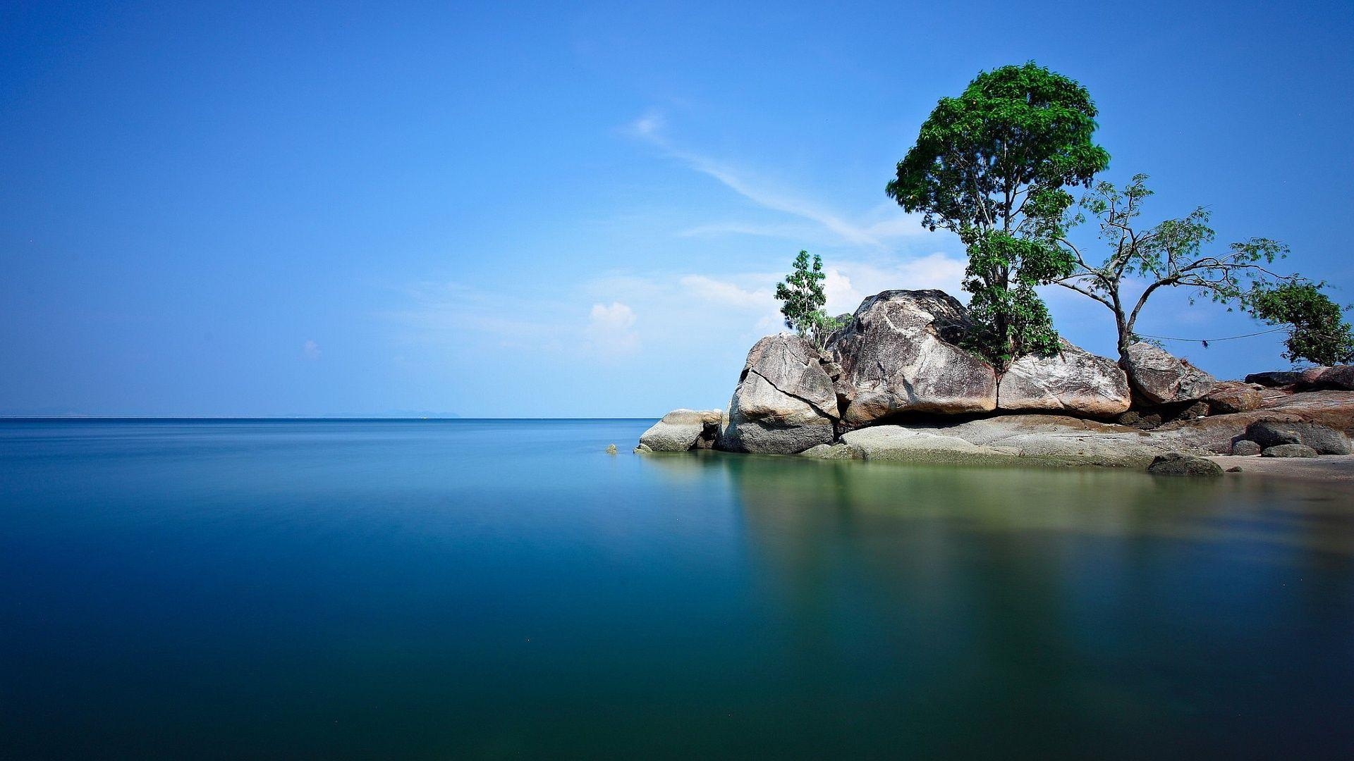 Blaue Lagune, Ozean, Natur, Wasser, Paradies, 1920x1080 Full HD Desktop