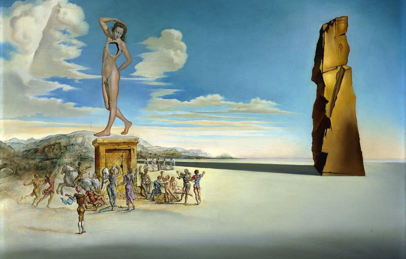 Surrealismus, Salvador Dalí, Kunst, Bild, Künstler, 1340x850 HD Desktop