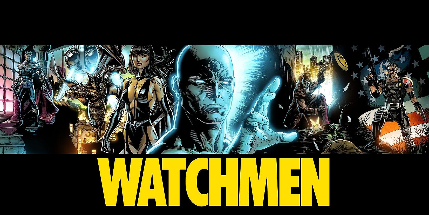 Watchmen Film, HQ, Bild, Dr. Manhattan, Rorschach, 1660x830 Dual Screen Desktop