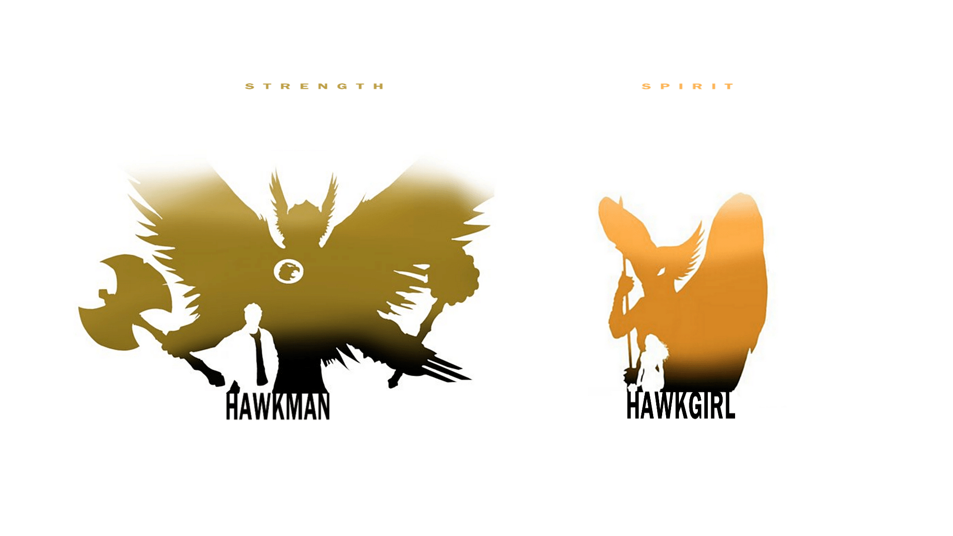 Hawkman, Comics, Hawkgirl, DC, Superhelden, 1920x1080 Full HD Desktop