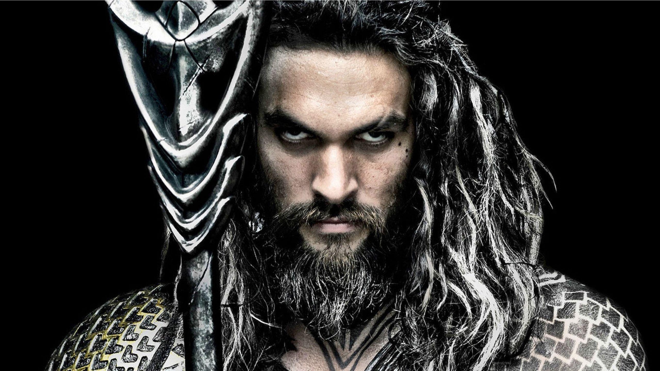 Jason Momoa, Aquaman, 2017, Bild, Download, 2560x1440 HD Desktop