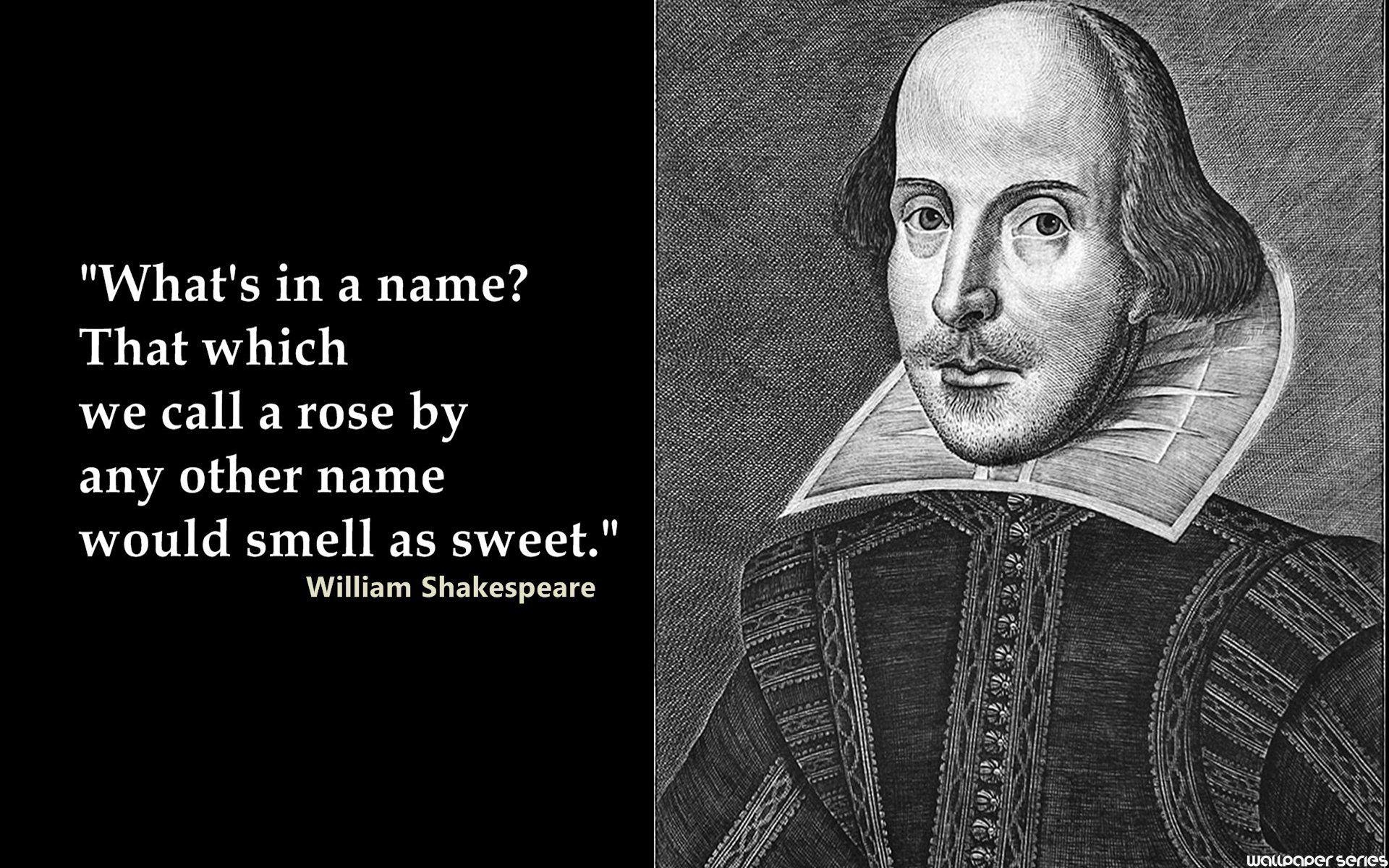 William Shakespeare, Zitate, berühmter Dramatiker, englischer Schriftsteller, Renaissance, 1920x1200 HD Desktop